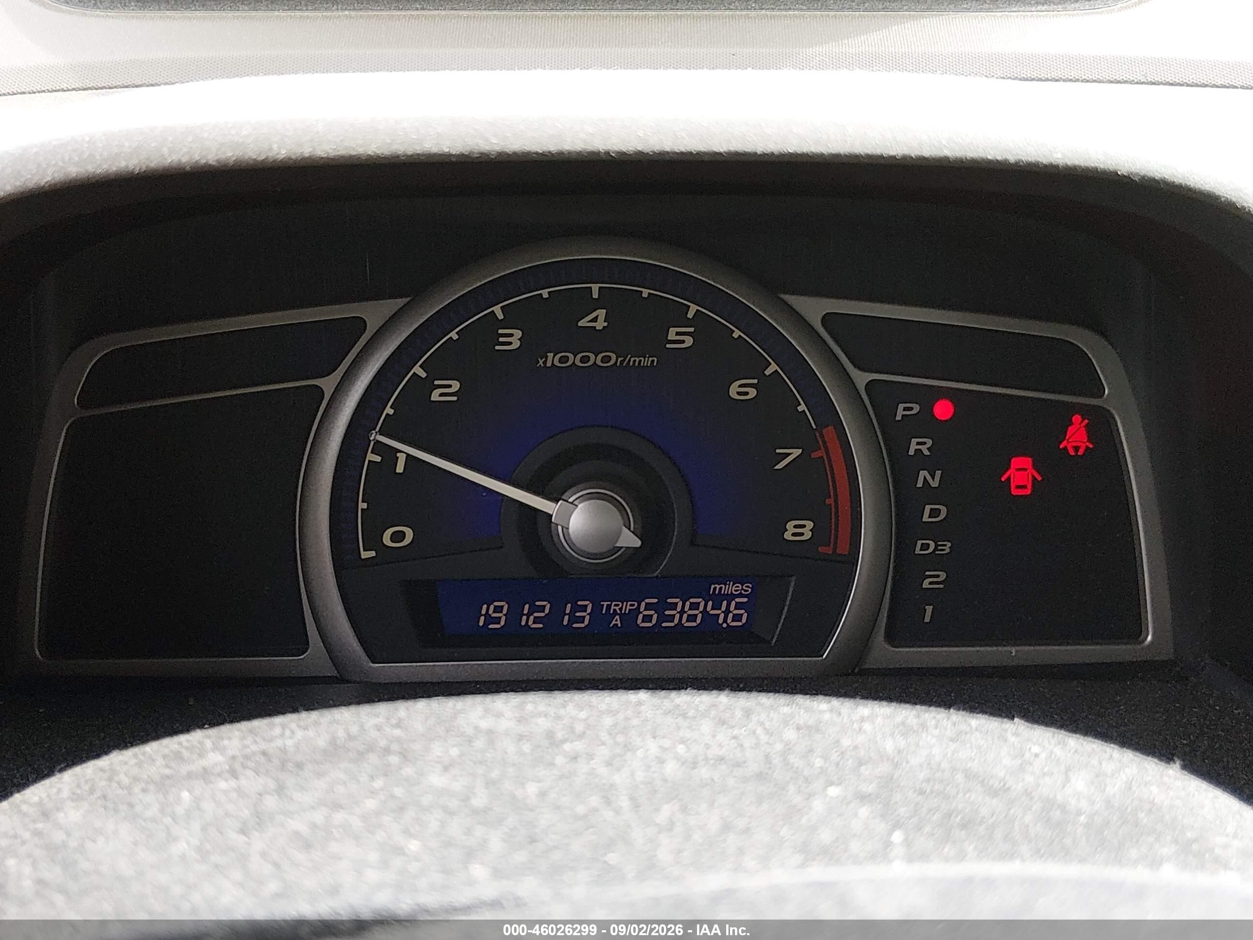 2008 Honda Civic Lx Burgundy vin: 2HGFA16558H535396