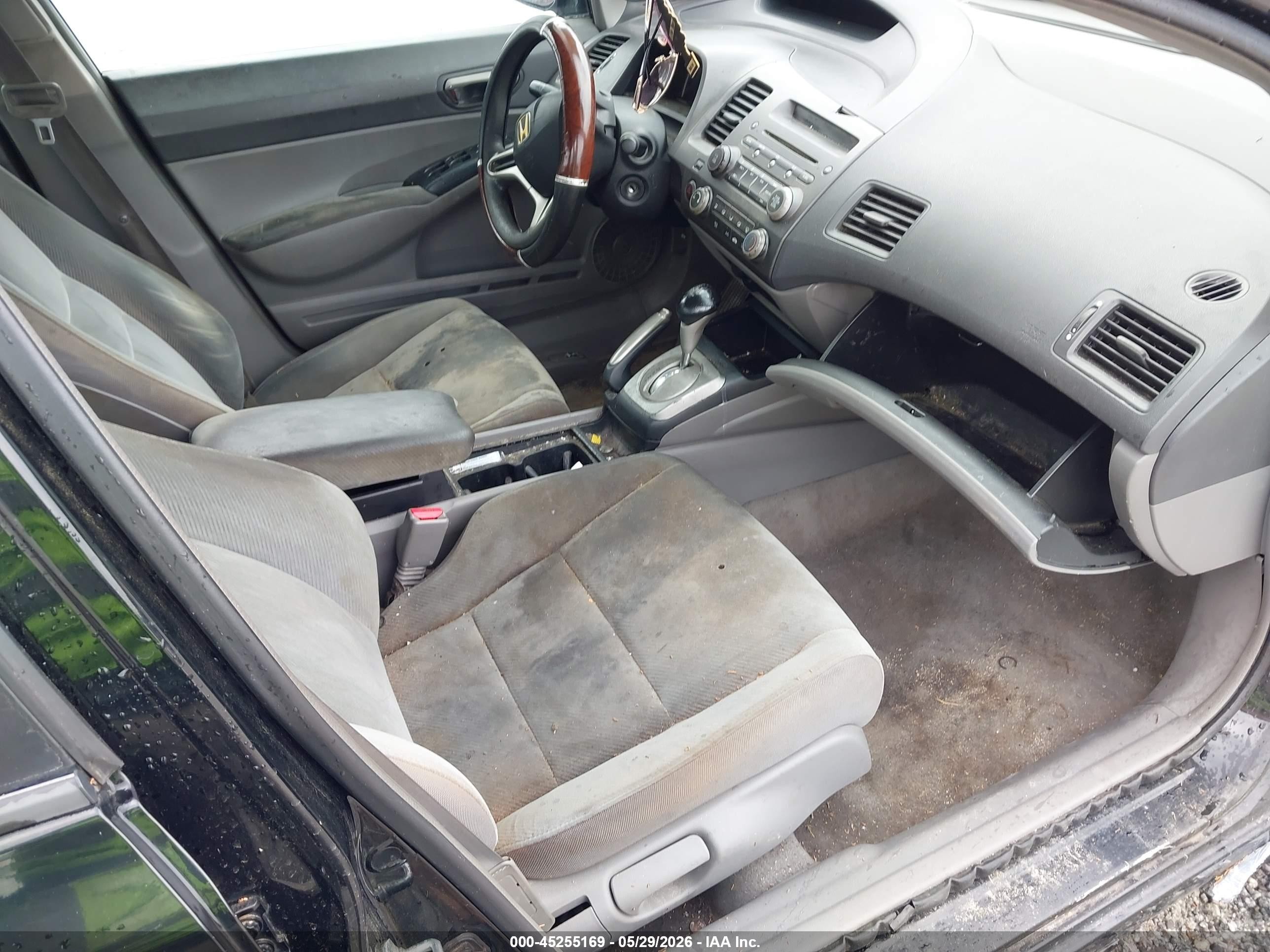 2009 Honda Civic Lx Черный vin: 2HGFA16559H303883