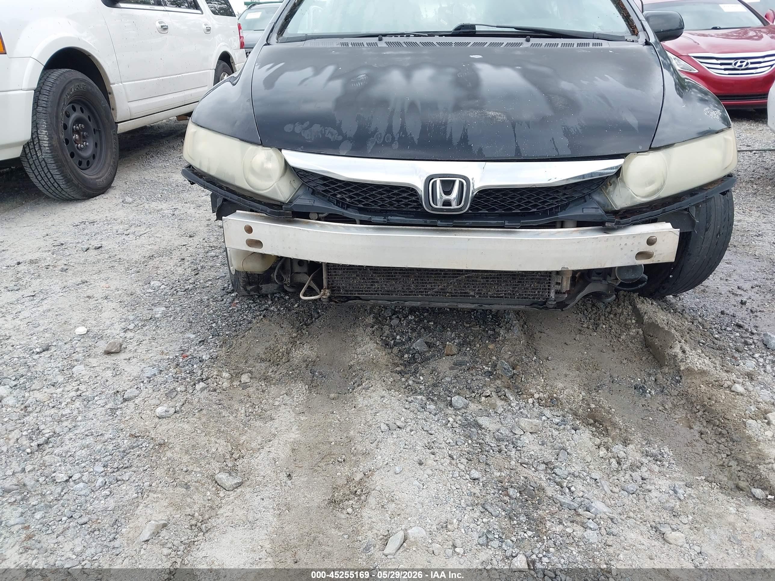 2009 Honda Civic Lx Черный vin: 2HGFA16559H303883