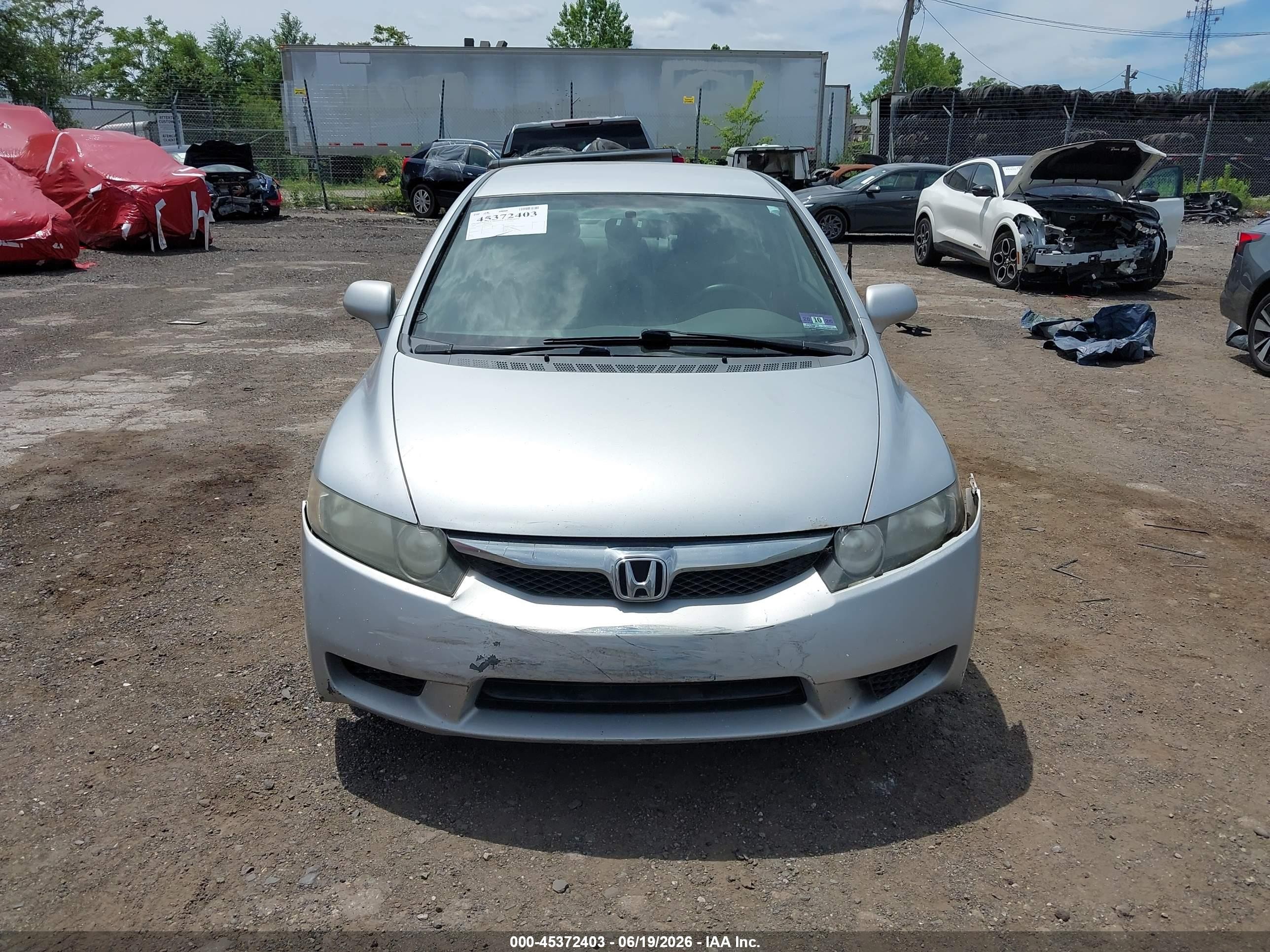 2009 Honda Civic Lx Silver vin: 2HGFA16559H305861