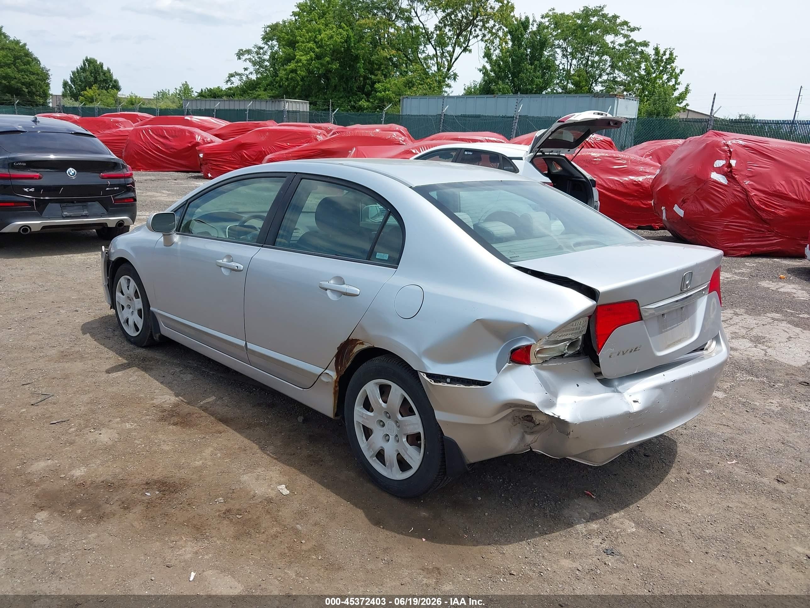 2009 Honda Civic Lx Silver vin: 2HGFA16559H305861