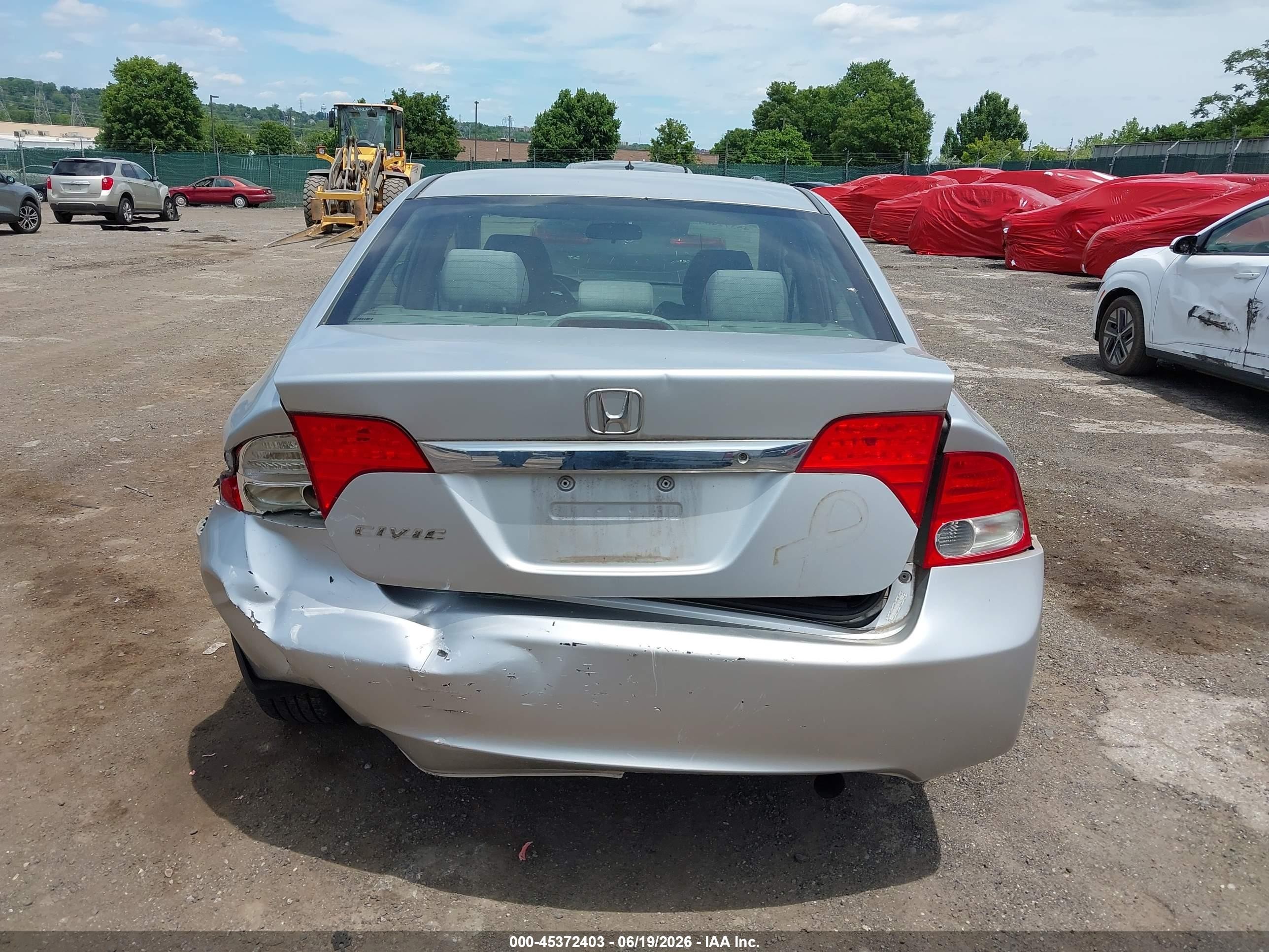 2009 Honda Civic Lx Silver vin: 2HGFA16559H305861