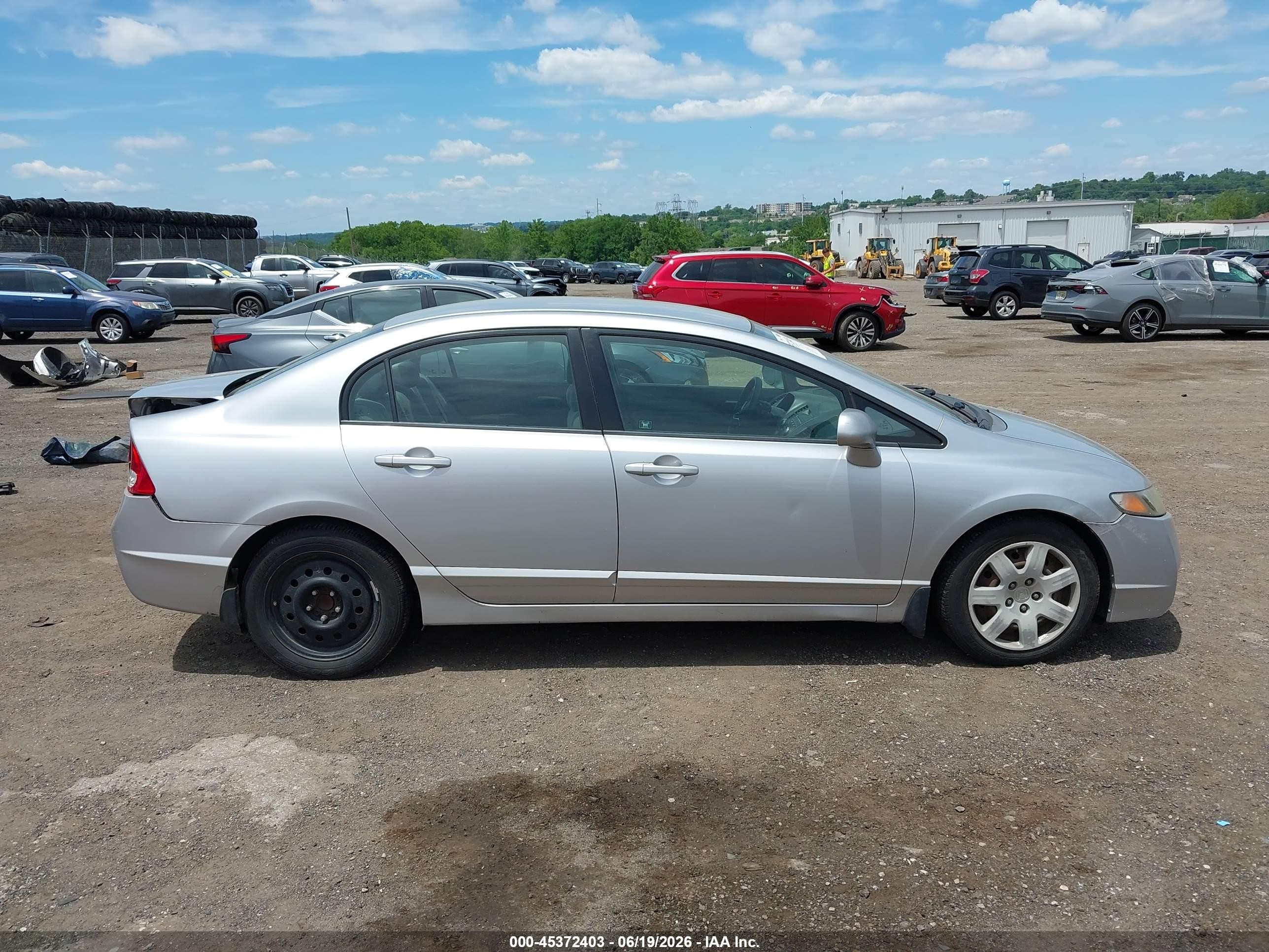 2009 Honda Civic Lx Silver vin: 2HGFA16559H305861