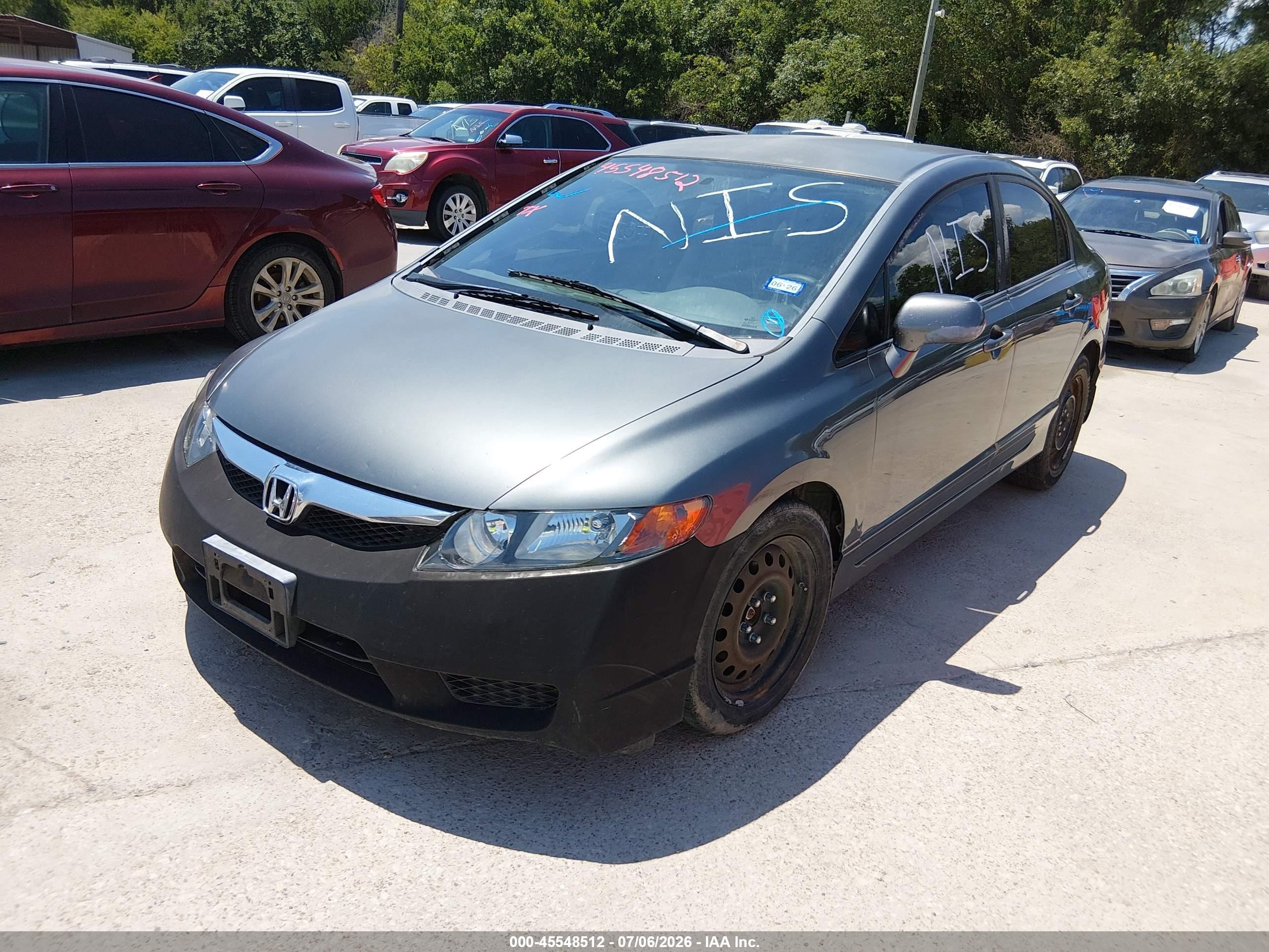 2009 Honda Civic Lx Silver vin: 2HGFA16559H310753