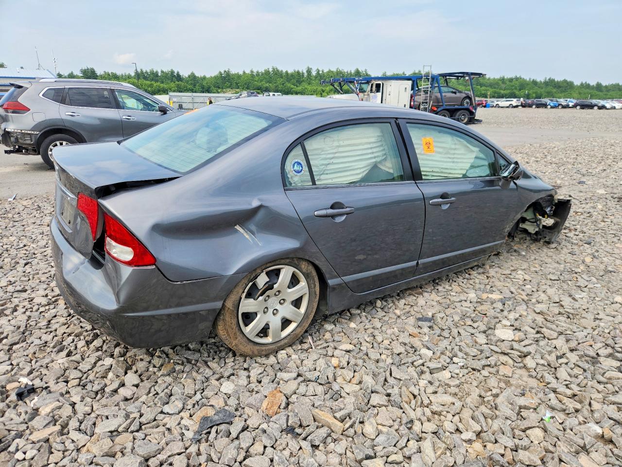 2009 Honda Civic Lx Gray vin: 2HGFA16559H313460