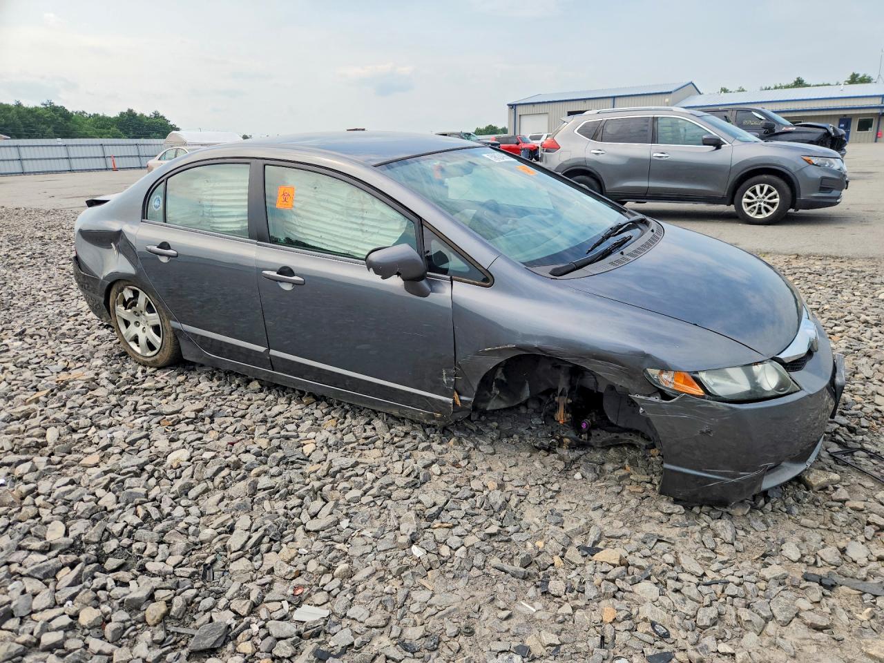 2009 Honda Civic Lx Gray vin: 2HGFA16559H313460