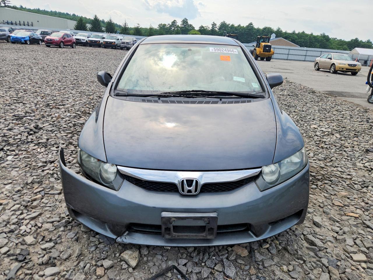 2009 Honda Civic Lx Gray vin: 2HGFA16559H313460
