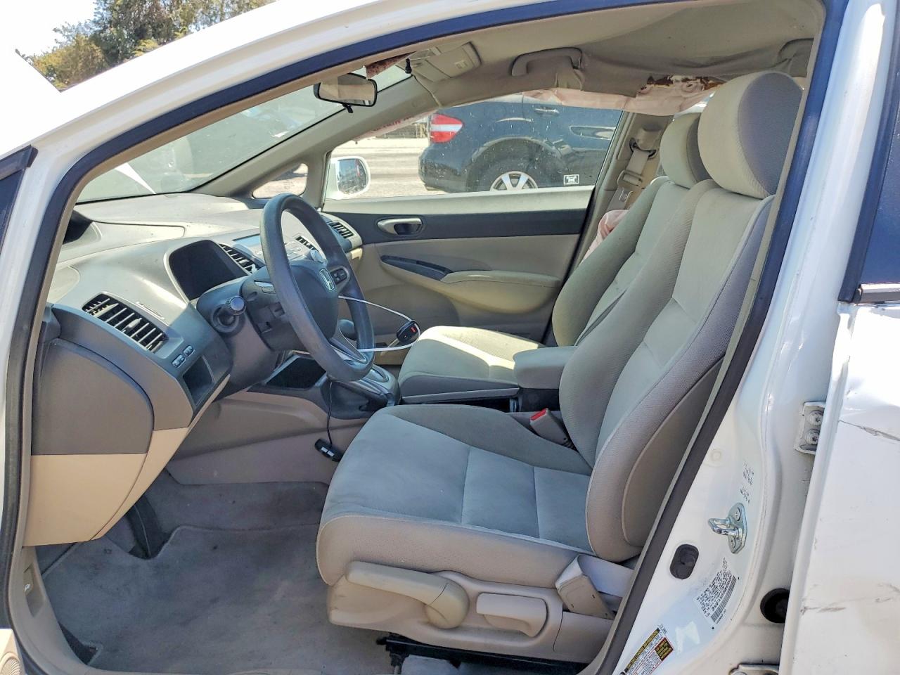 2009 Honda Civic Lx Белый vin: 2HGFA16559H315287