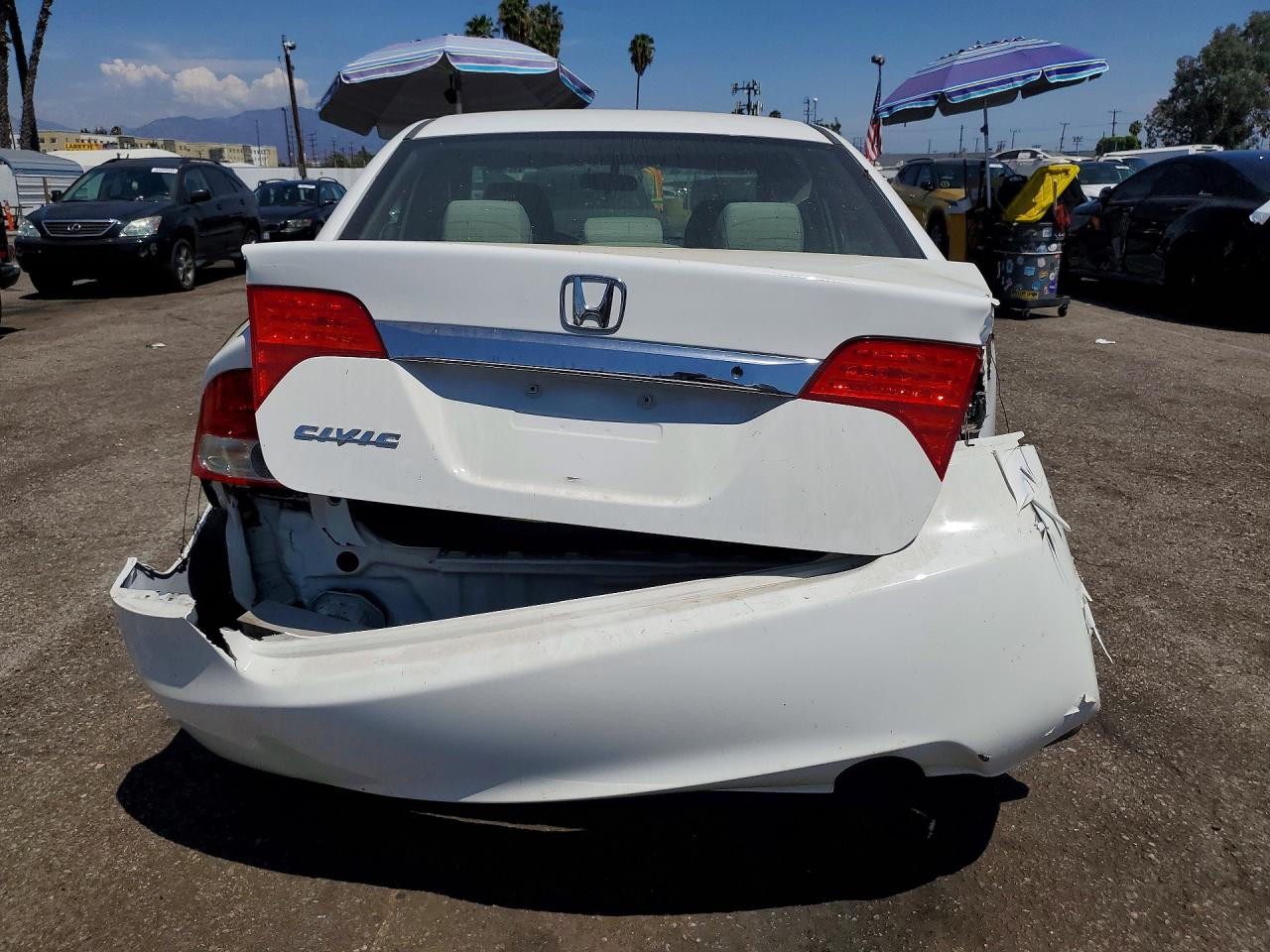 2009 Honda Civic Lx Белый vin: 2HGFA16559H315287