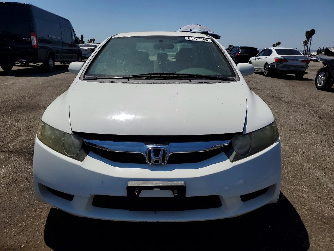 2009 Honda Civic Lx Белый vin: 2HGFA16559H315287