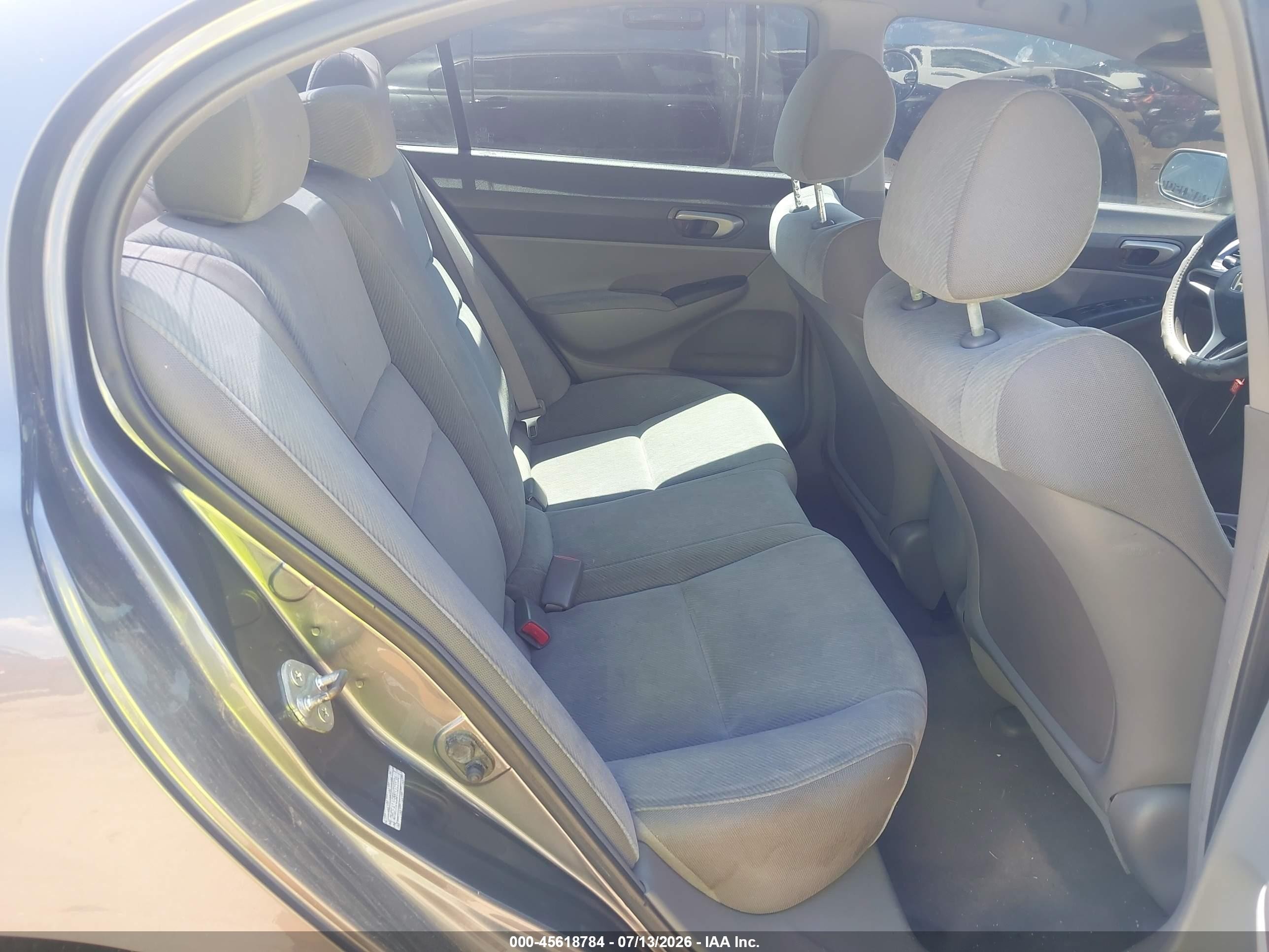 2009 Honda Civic Lx Gray vin: 2HGFA16559H315936