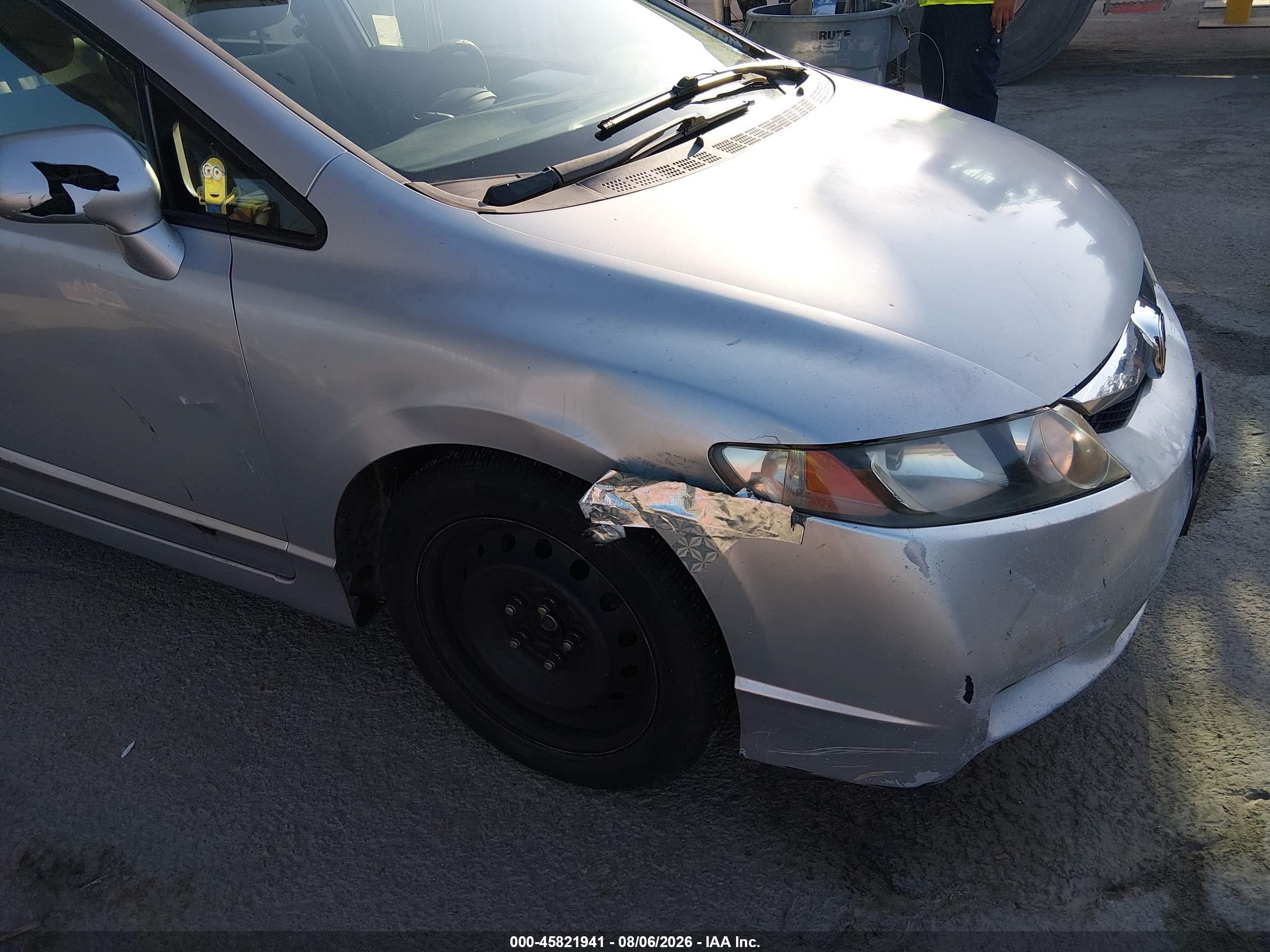 2009 Honda Civic Lx Silver vin: 2HGFA16559H327794