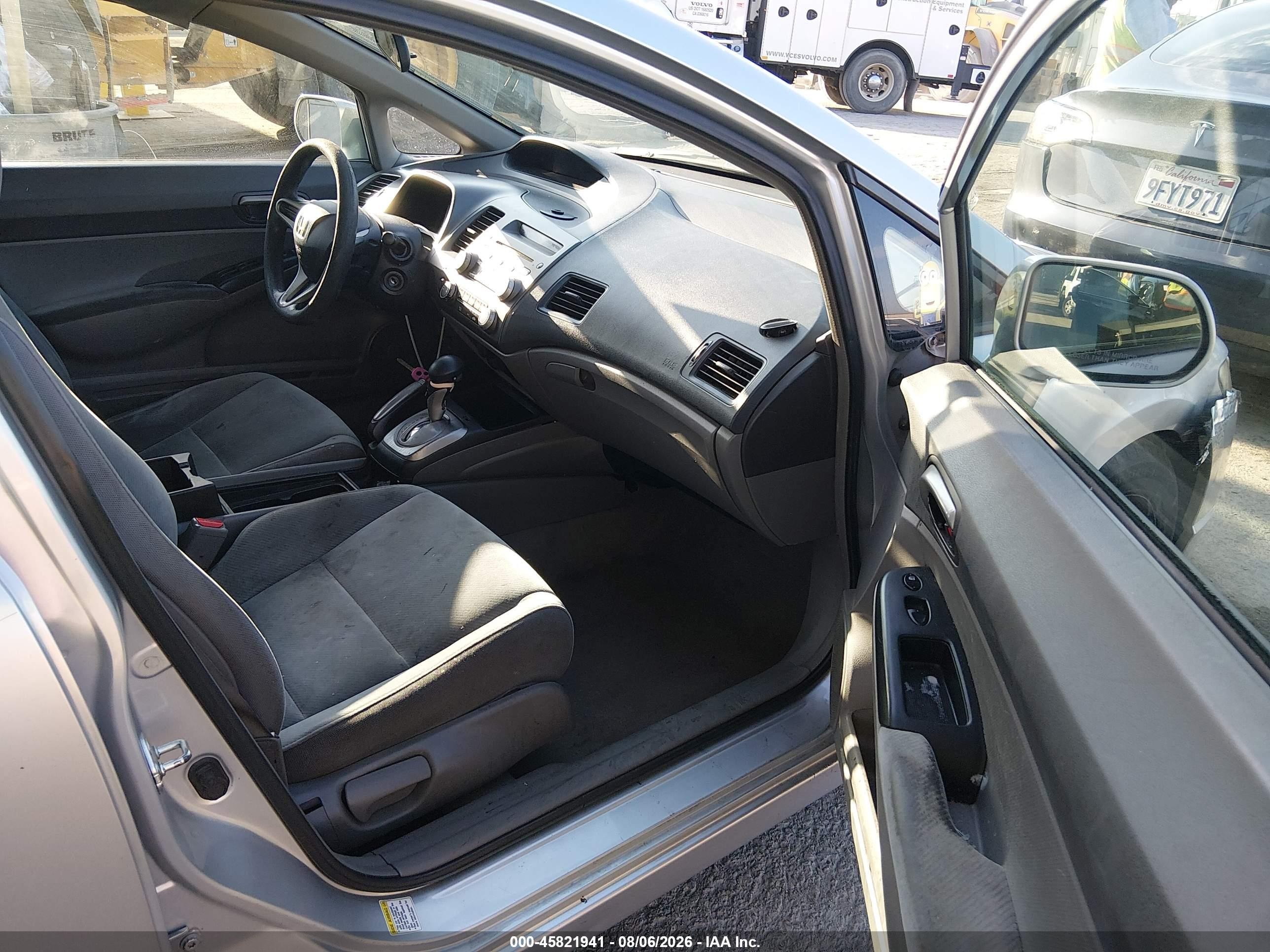 2009 Honda Civic Lx Silver vin: 2HGFA16559H327794