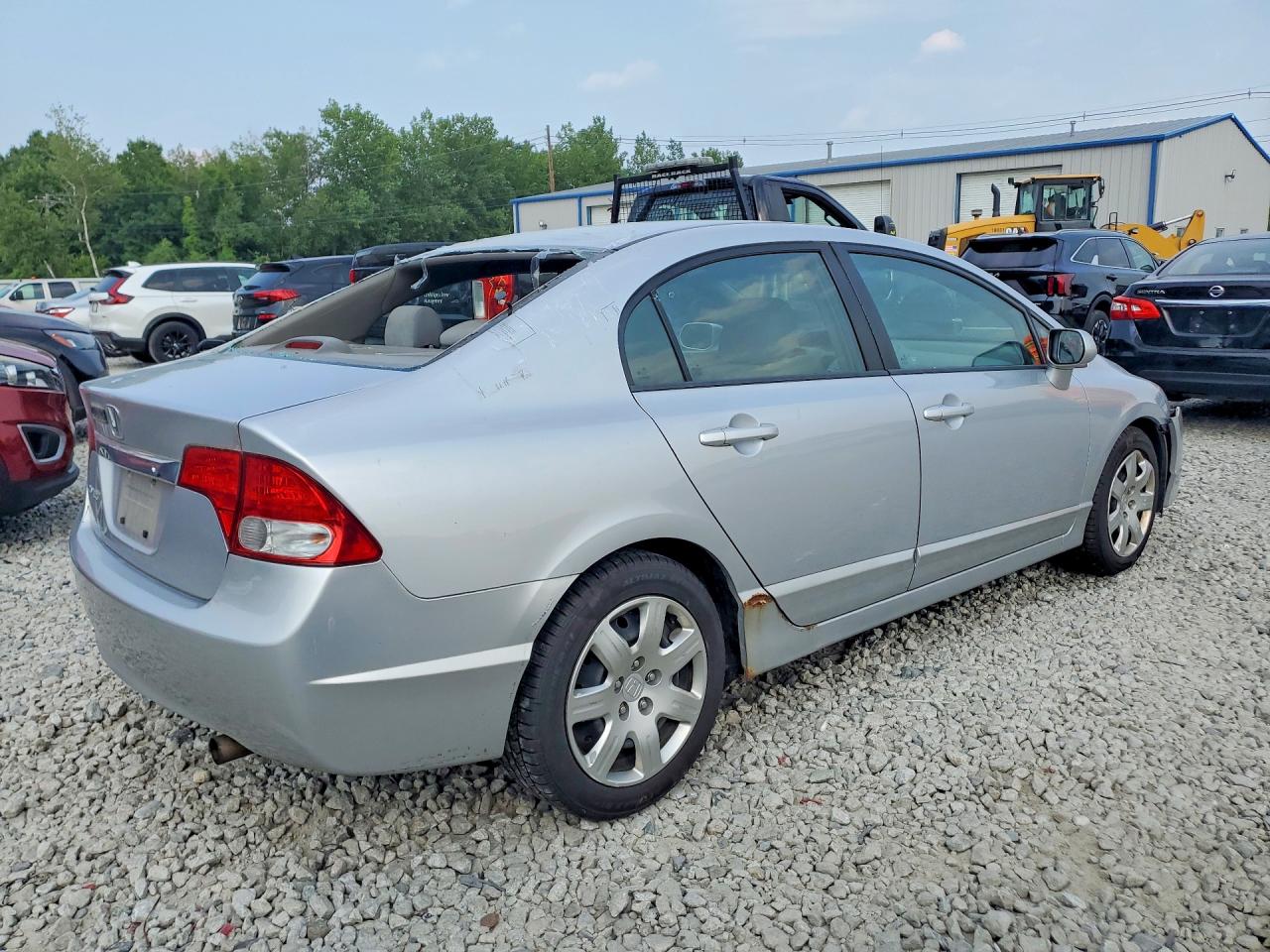 2009 Honda Civic Lx Silver vin: 2HGFA16559H344109