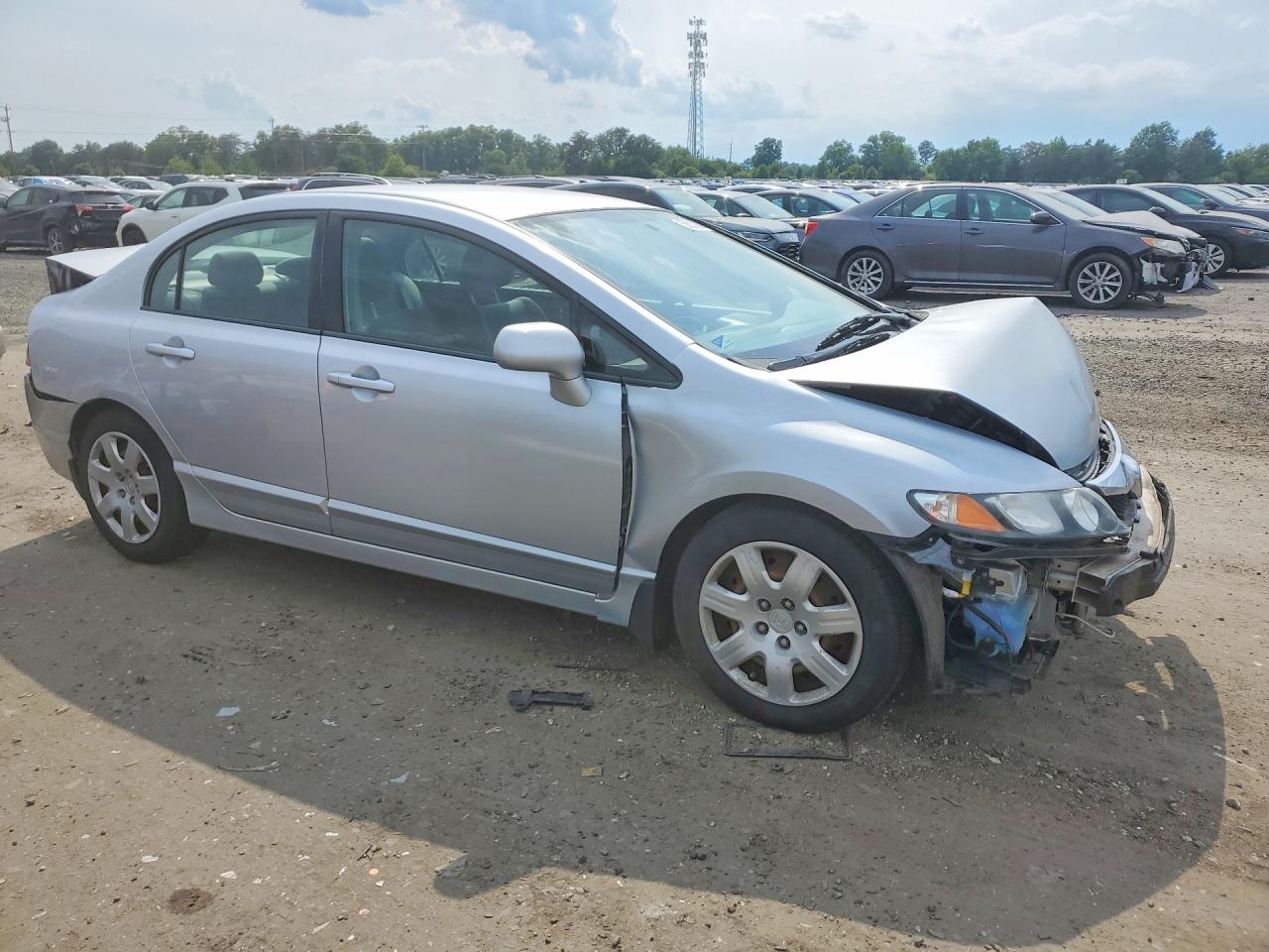 2009 Honda Civic Lx Silver vin: 2HGFA16559H354249