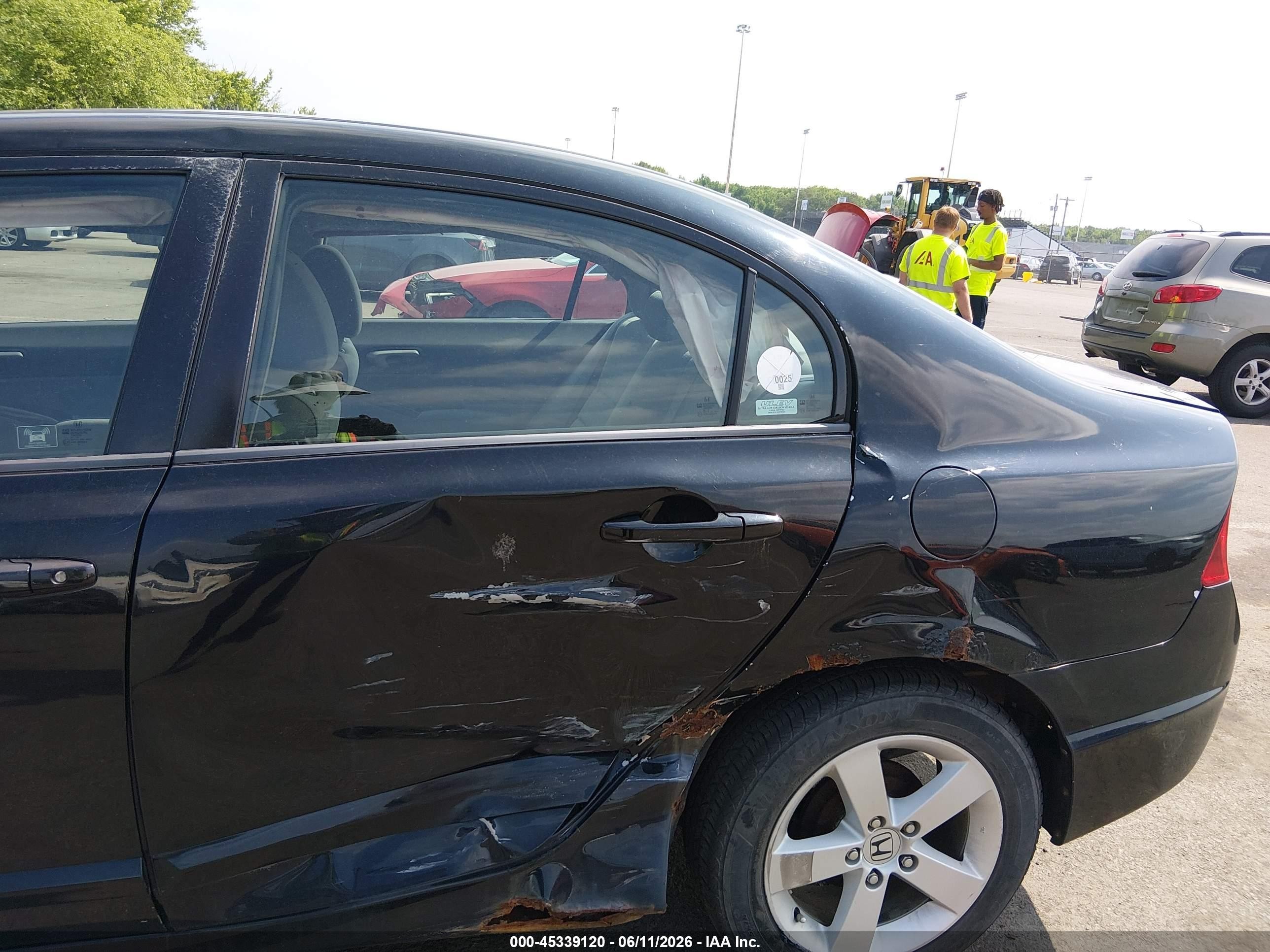 2009 Honda Civic Lx Черный vin: 2HGFA16559H360939