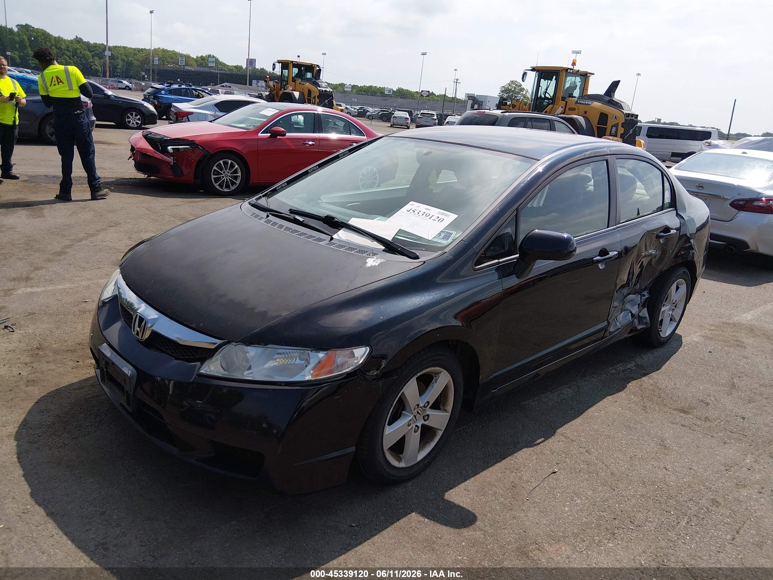 2009 Honda Civic Lx Черный vin: 2HGFA16559H360939