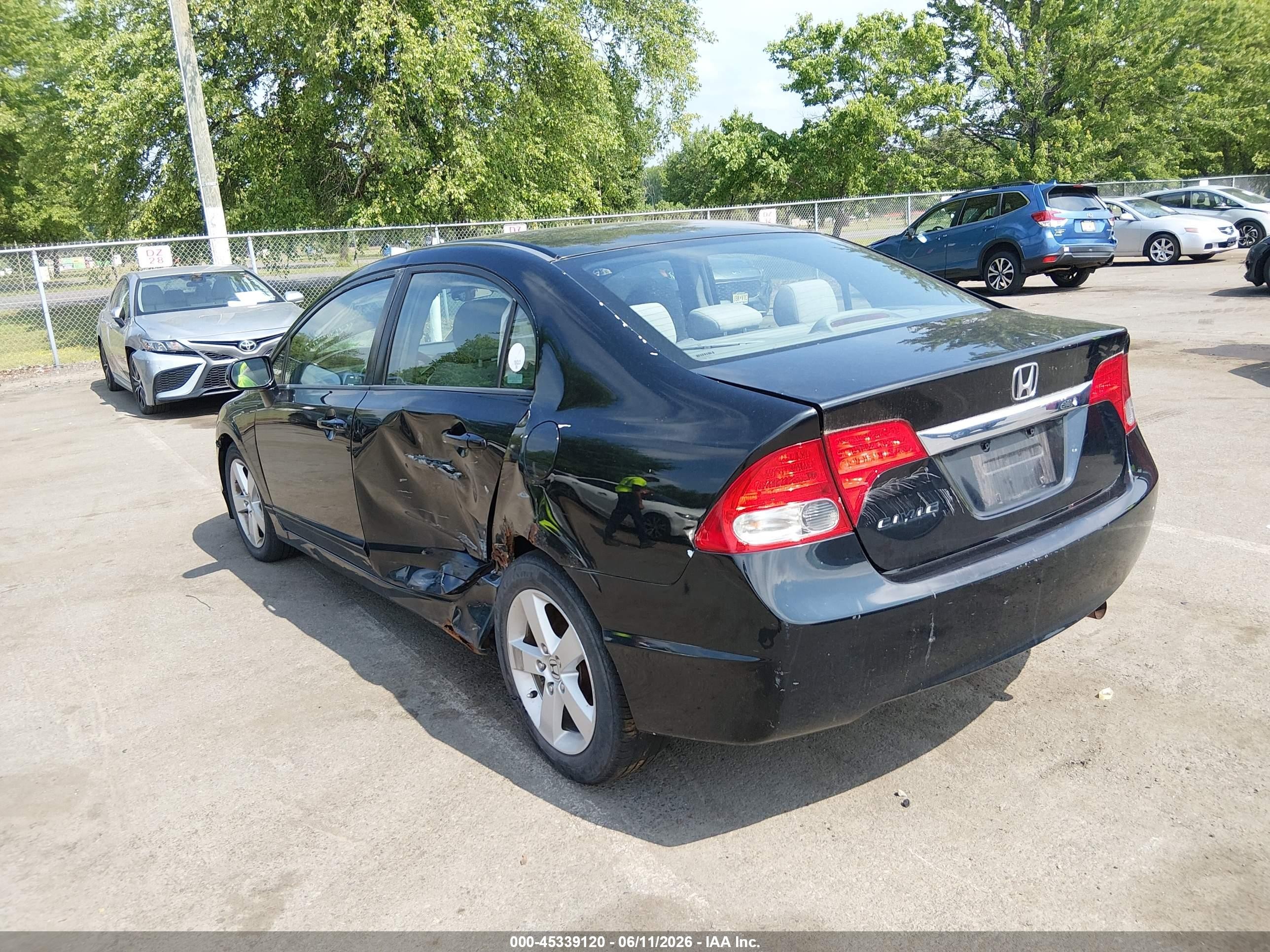 2009 Honda Civic Lx Черный vin: 2HGFA16559H360939