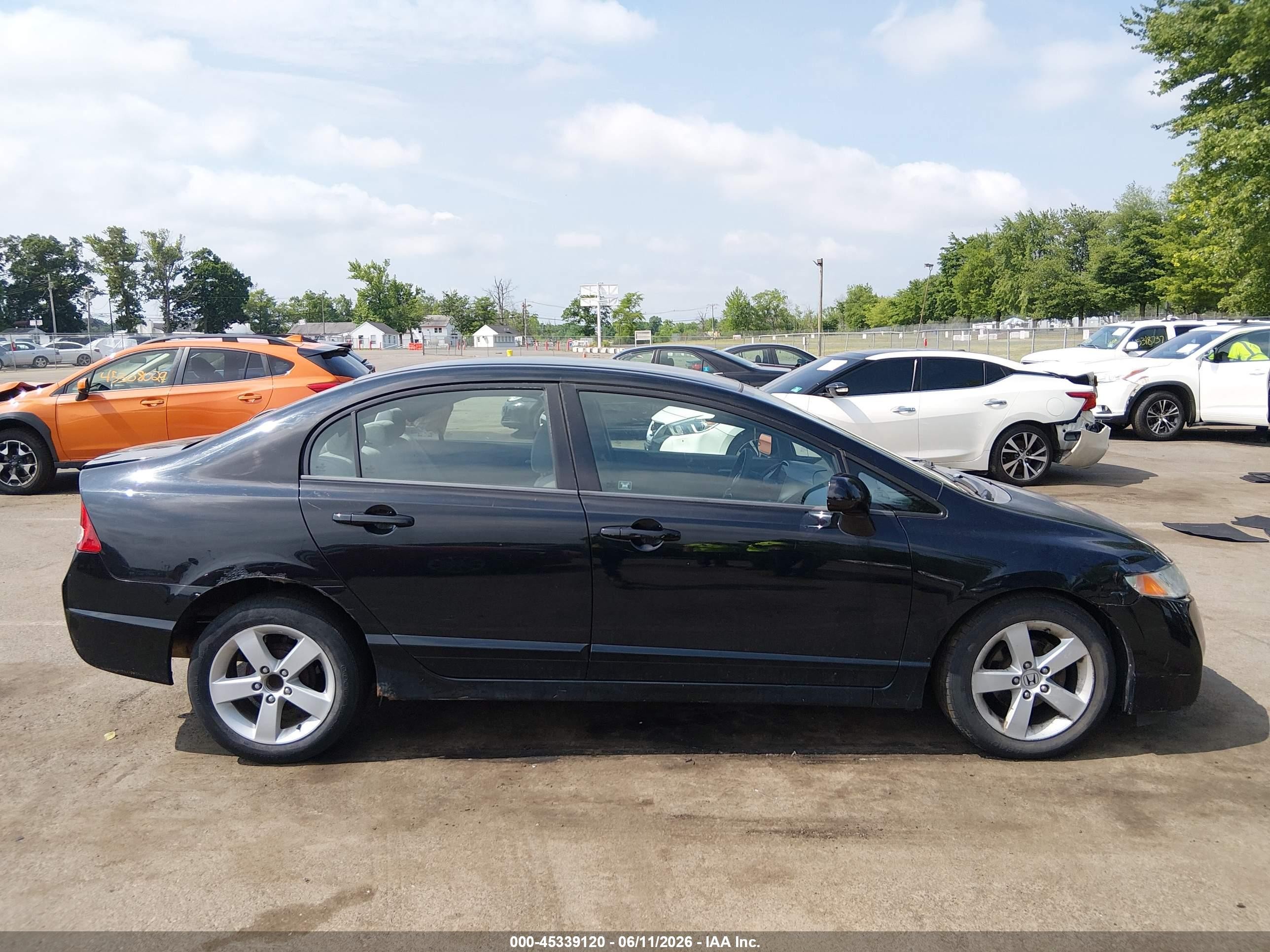 2009 Honda Civic Lx Черный vin: 2HGFA16559H360939