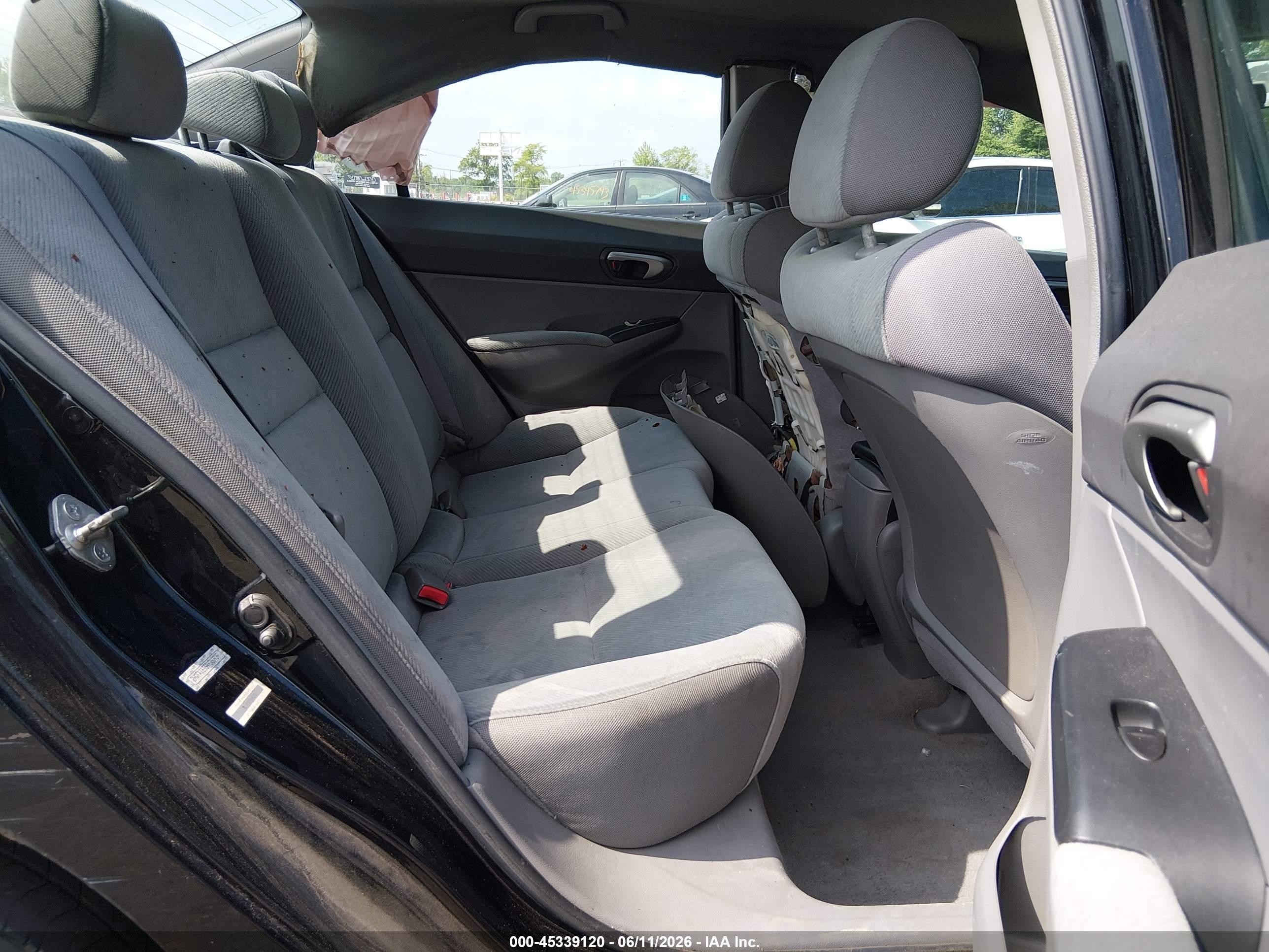 2009 Honda Civic Lx Черный vin: 2HGFA16559H360939