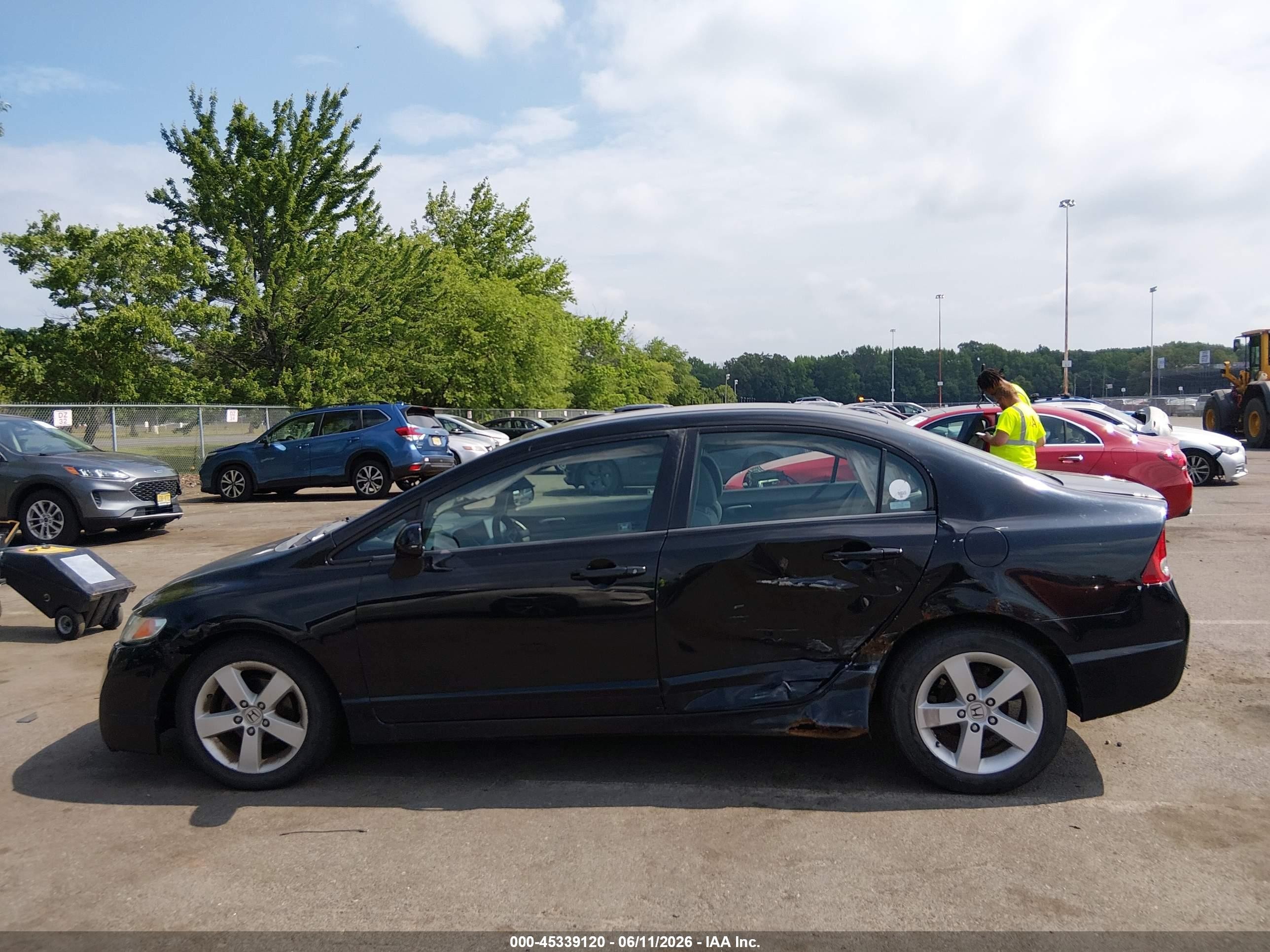 2009 Honda Civic Lx Черный vin: 2HGFA16559H360939