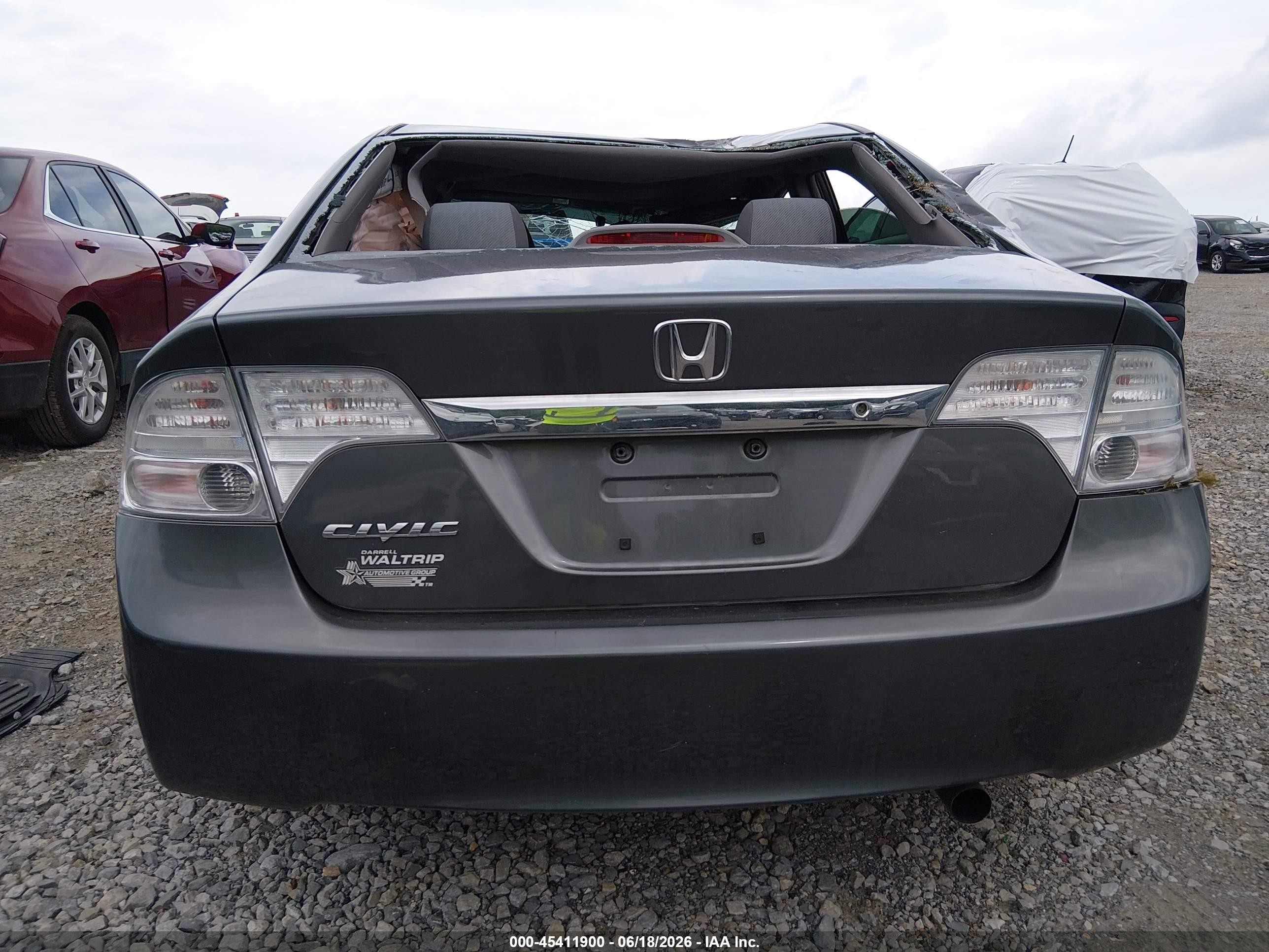 2009 Honda Civic Lx Gray vin: 2HGFA16559H368796