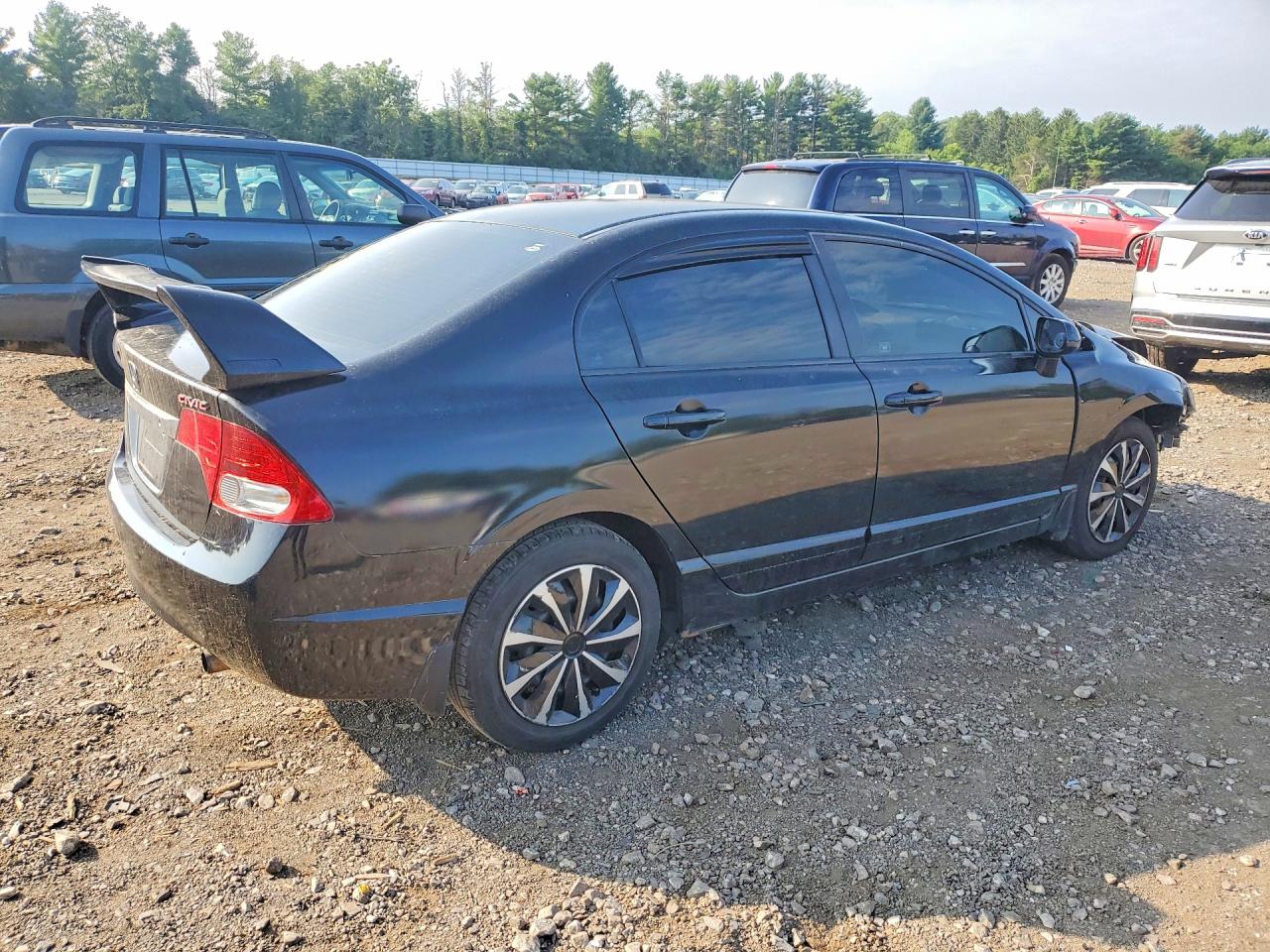 2009 Honda Civic Lx Black vin: 2HGFA16559H534251
