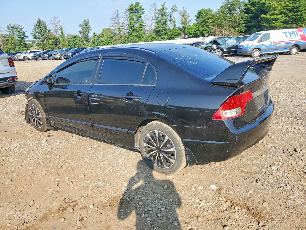 2009 Honda Civic Lx Black vin: 2HGFA16559H534251