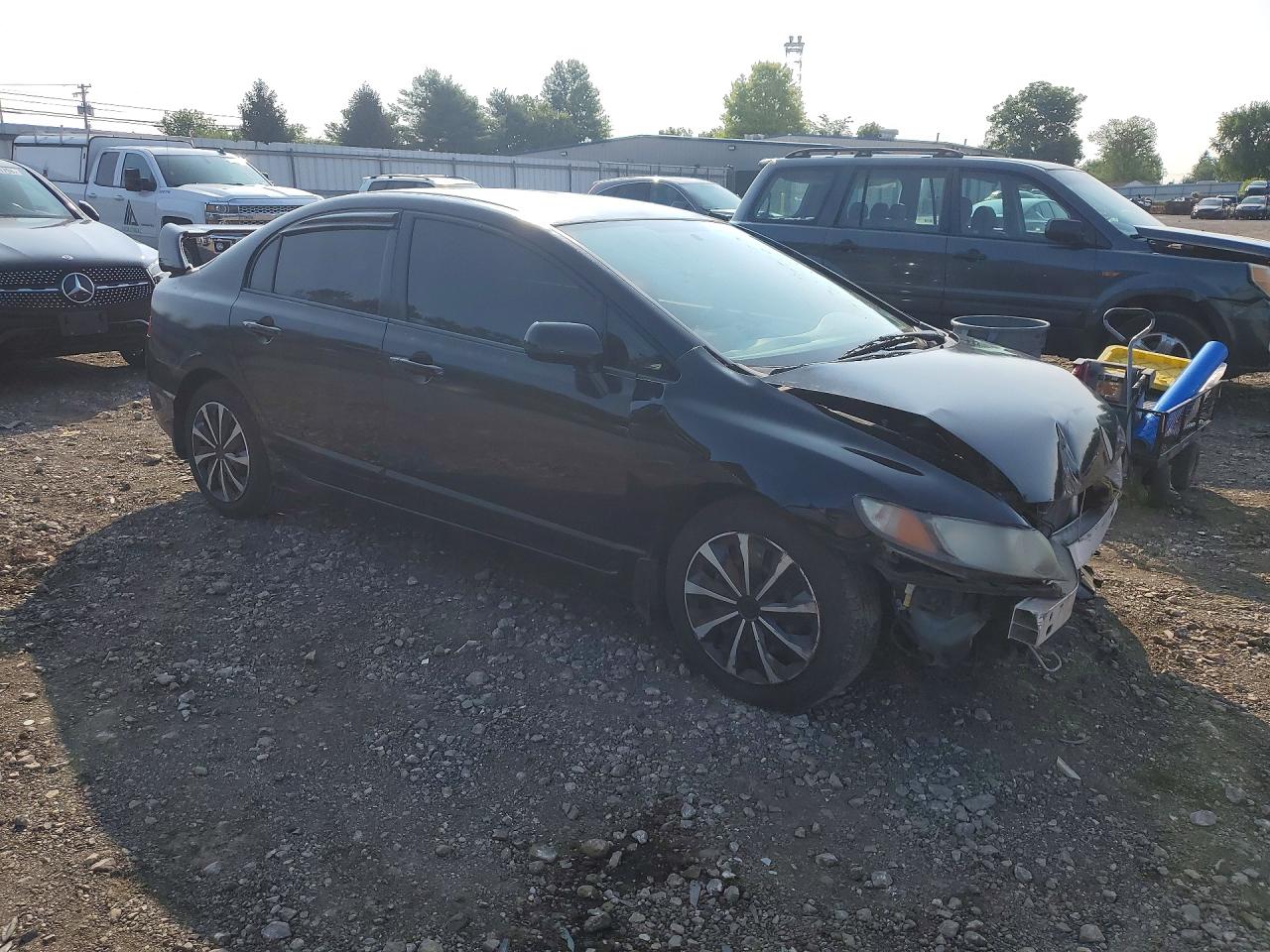 2009 Honda Civic Lx Black vin: 2HGFA16559H534251