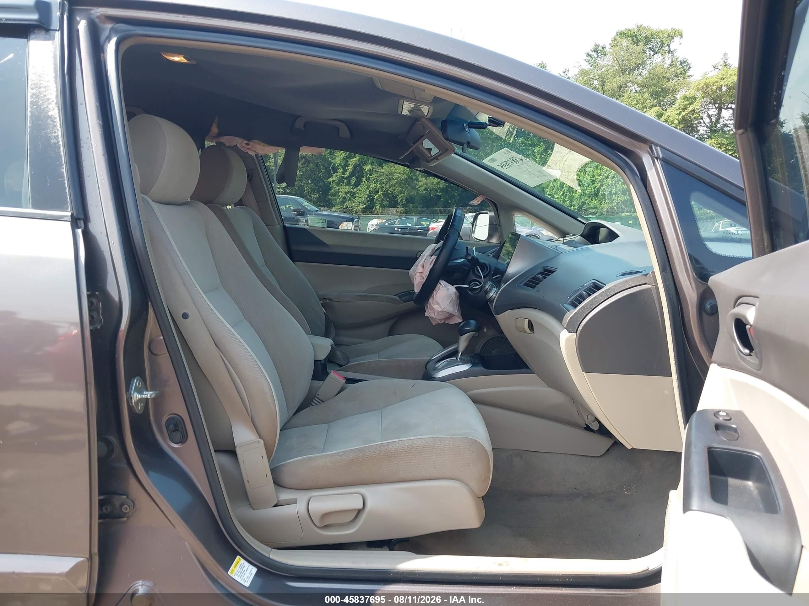 2009 Honda Civic Lx Коричневый vin: 2HGFA16559H537022