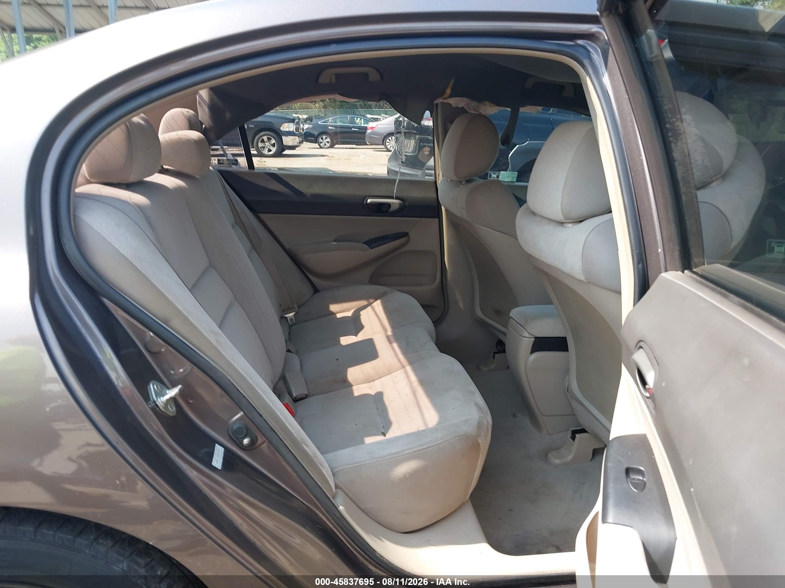 2009 Honda Civic Lx Коричневый vin: 2HGFA16559H537022