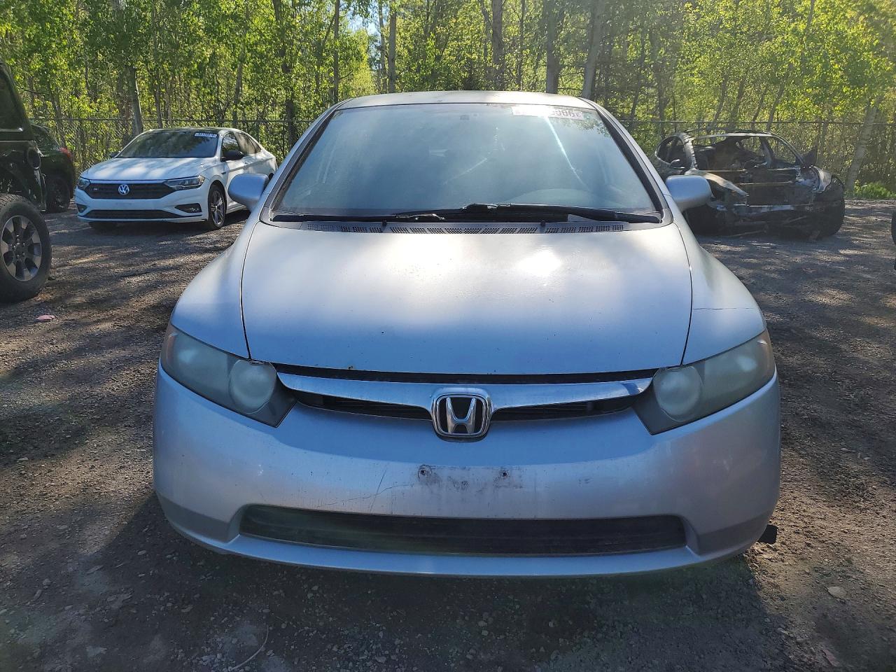 2006 Honda Civic Lx Silver vin: 2HGFA16566H038886