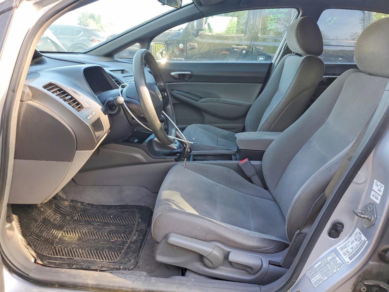 2006 Honda Civic Lx Silver vin: 2HGFA16566H038886