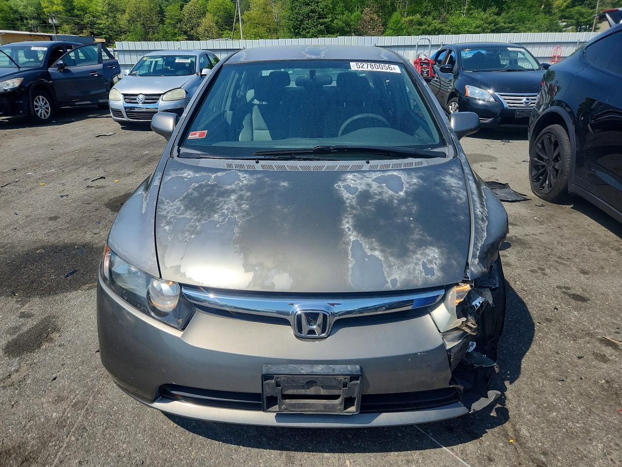 2006 Honda Civic Lx Silver vin: 2HGFA16566H525313