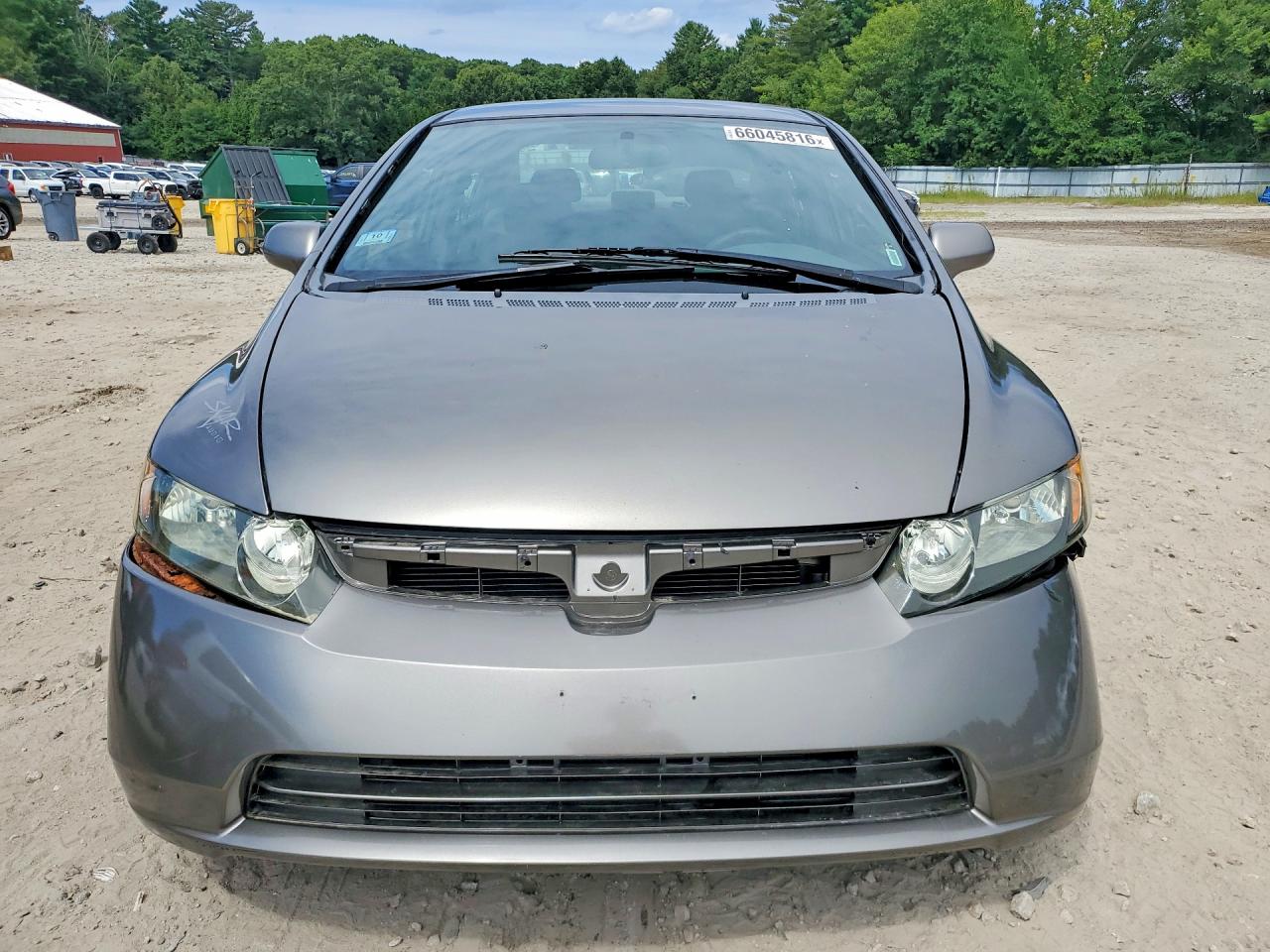 2007 Honda Civic Lx Gray vin: 2HGFA16567H300102