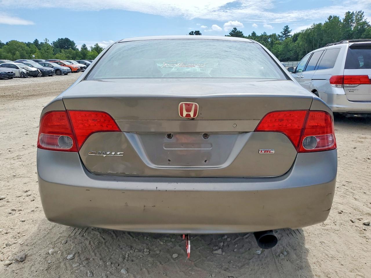 2007 Honda Civic Lx Gray vin: 2HGFA16567H300102