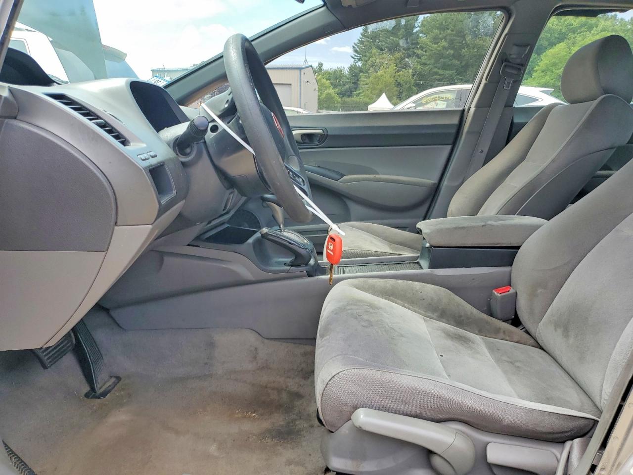 2007 Honda Civic Lx Gray vin: 2HGFA16567H300102