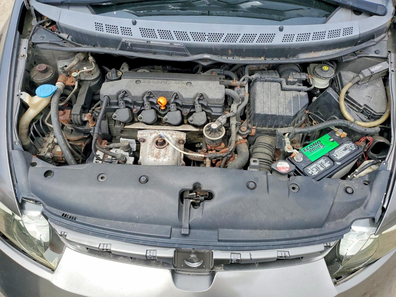 2007 Honda Civic Lx Gray vin: 2HGFA16567H300102