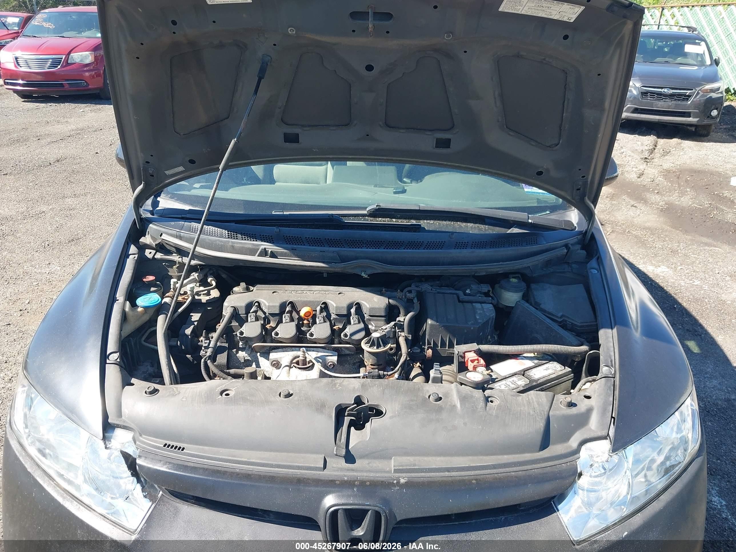 2007 Honda Civic Lx Черный vin: 2HGFA16567H314064
