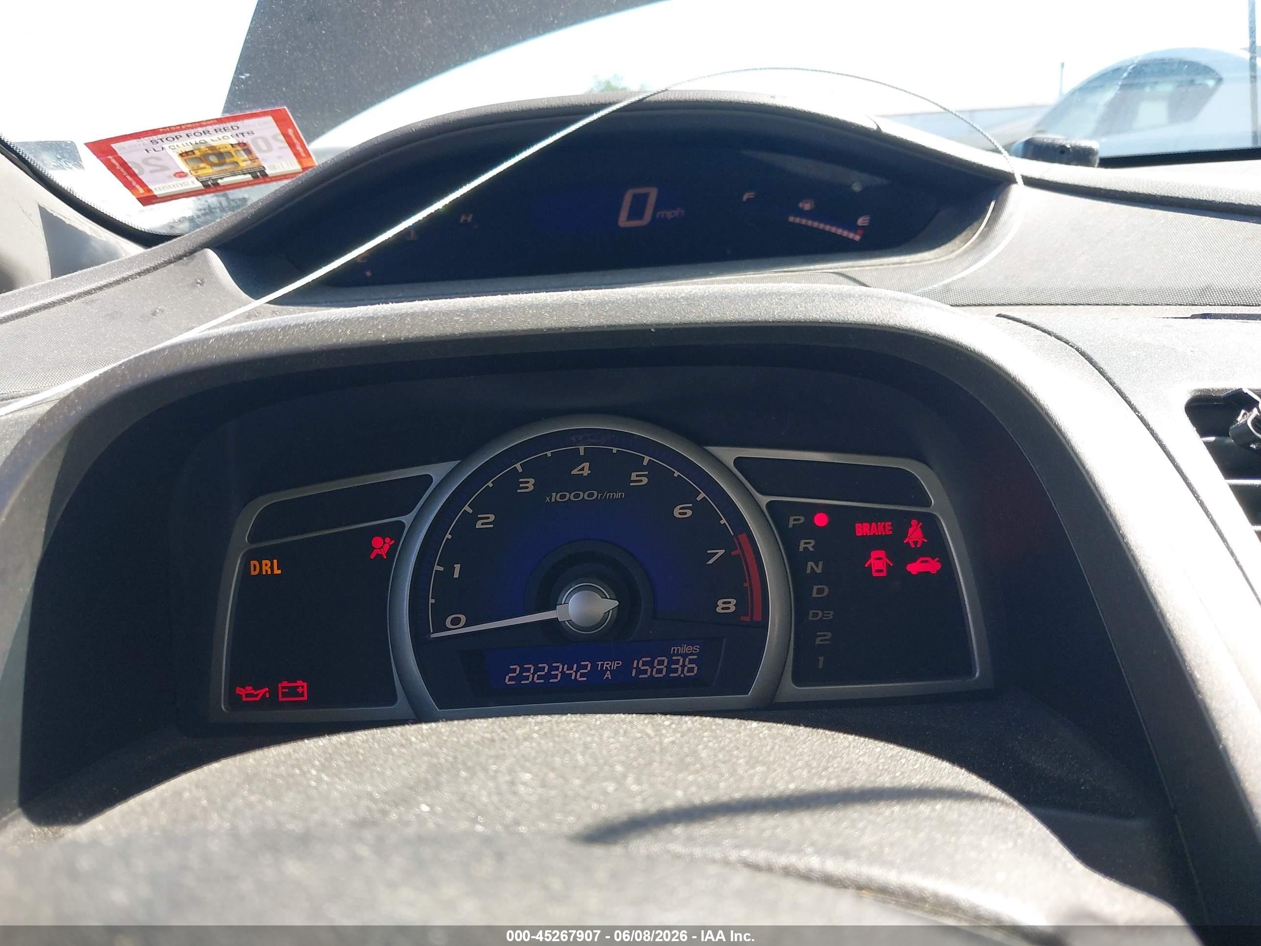 2007 Honda Civic Lx Черный vin: 2HGFA16567H314064