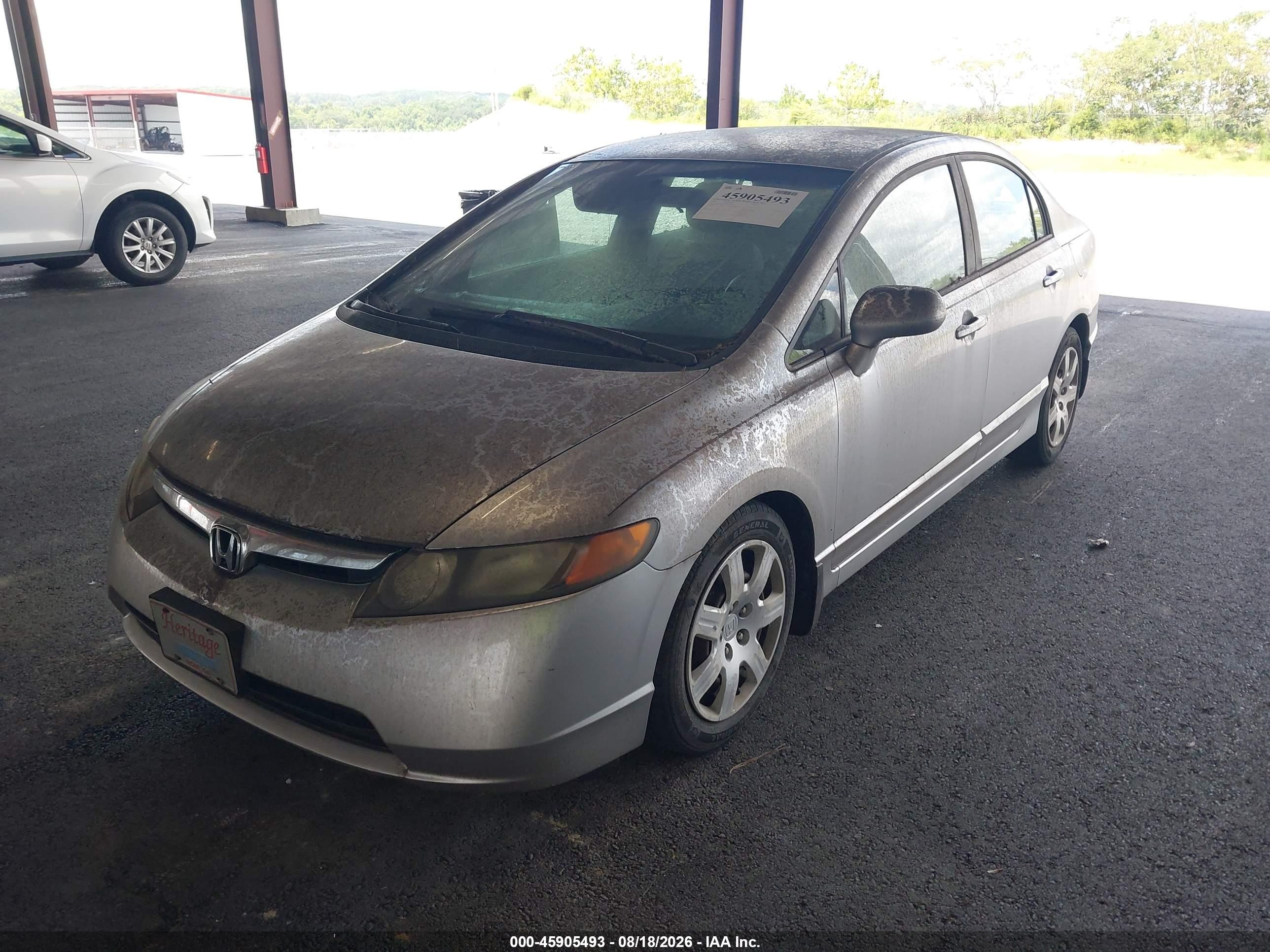 2007 Honda Civic Lx Silver vin: 2HGFA16567H314999
