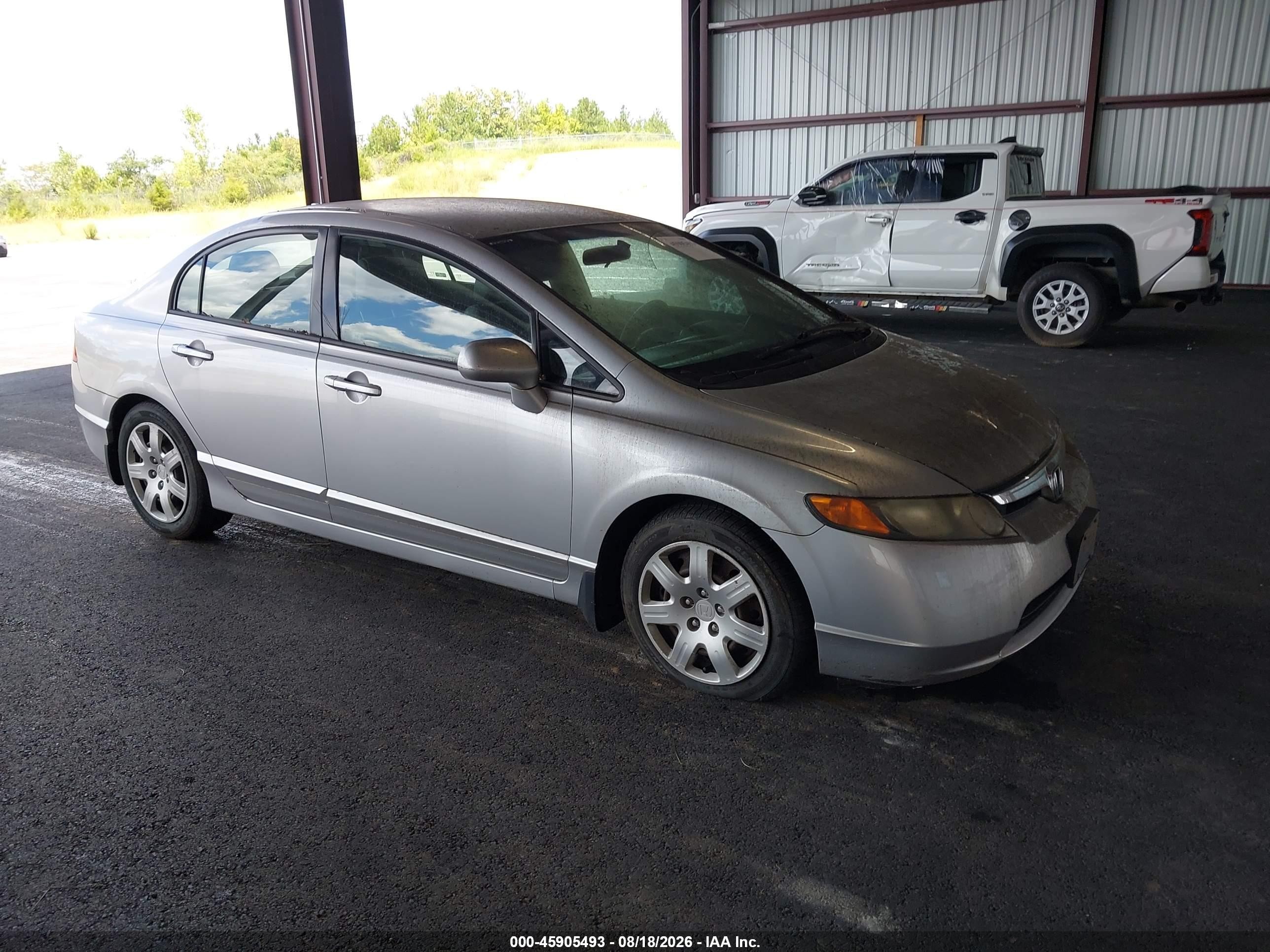 2007 Honda Civic Lx Silver vin: 2HGFA16567H314999