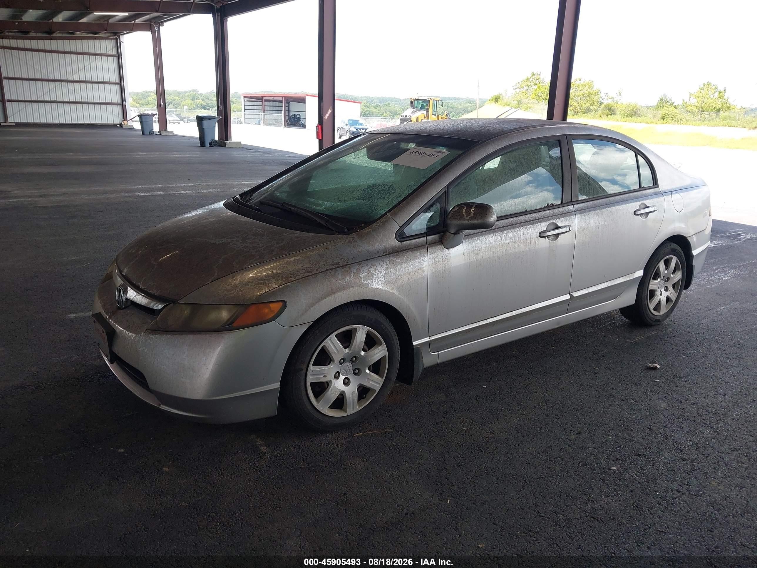 2007 Honda Civic Lx Silver vin: 2HGFA16567H314999