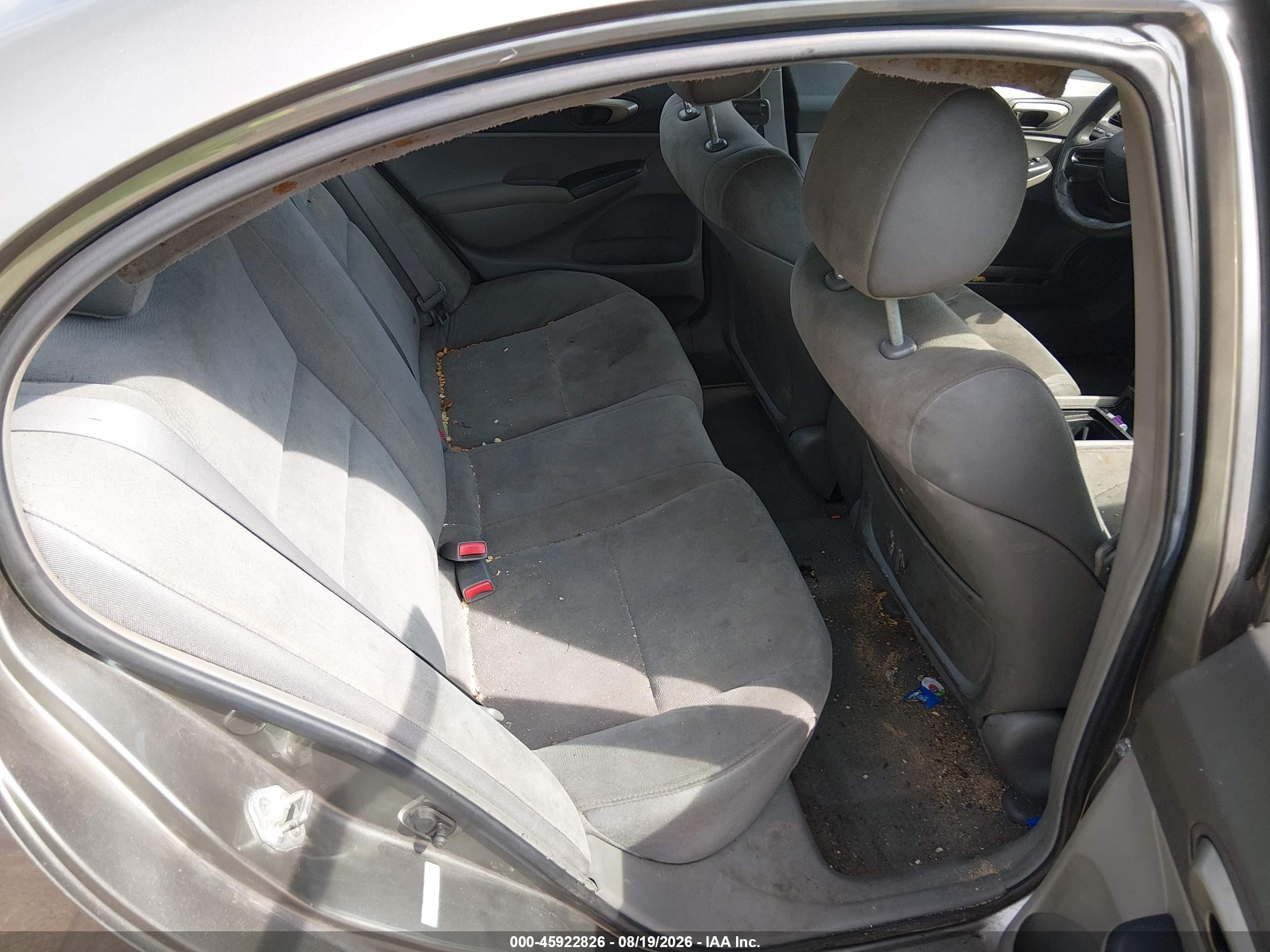 2007 Honda Civic Lx Gray vin: 2HGFA16567H316431