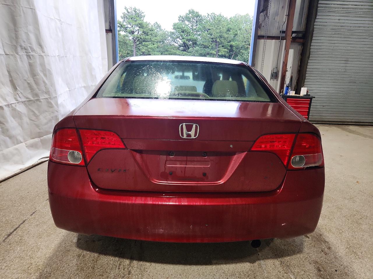 2007 Honda Civic Lx Red vin: 2HGFA16567H509551