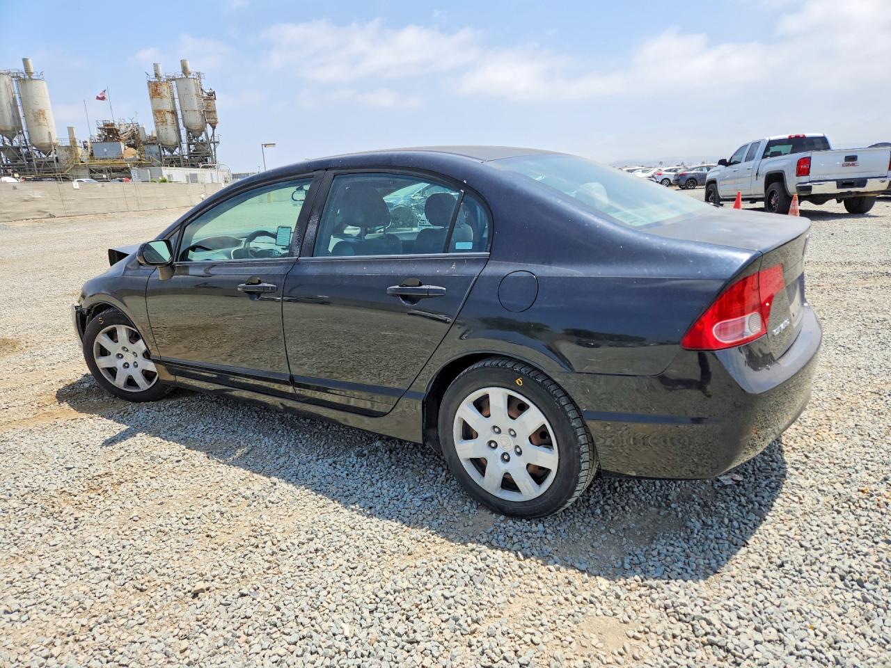 2007 Honda Civic Lx Black vin: 2HGFA16567H513650