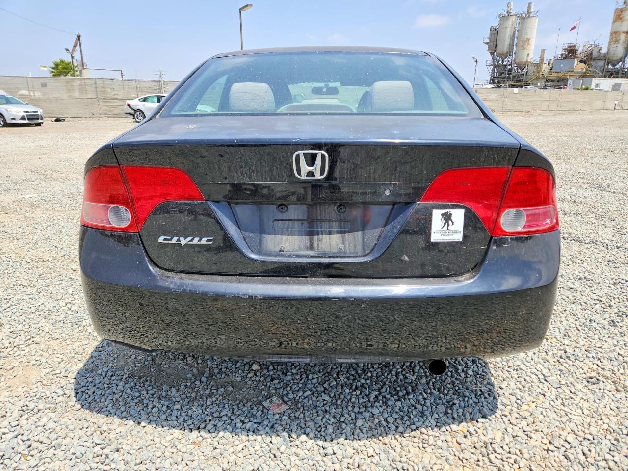 2007 Honda Civic Lx Black vin: 2HGFA16567H513650