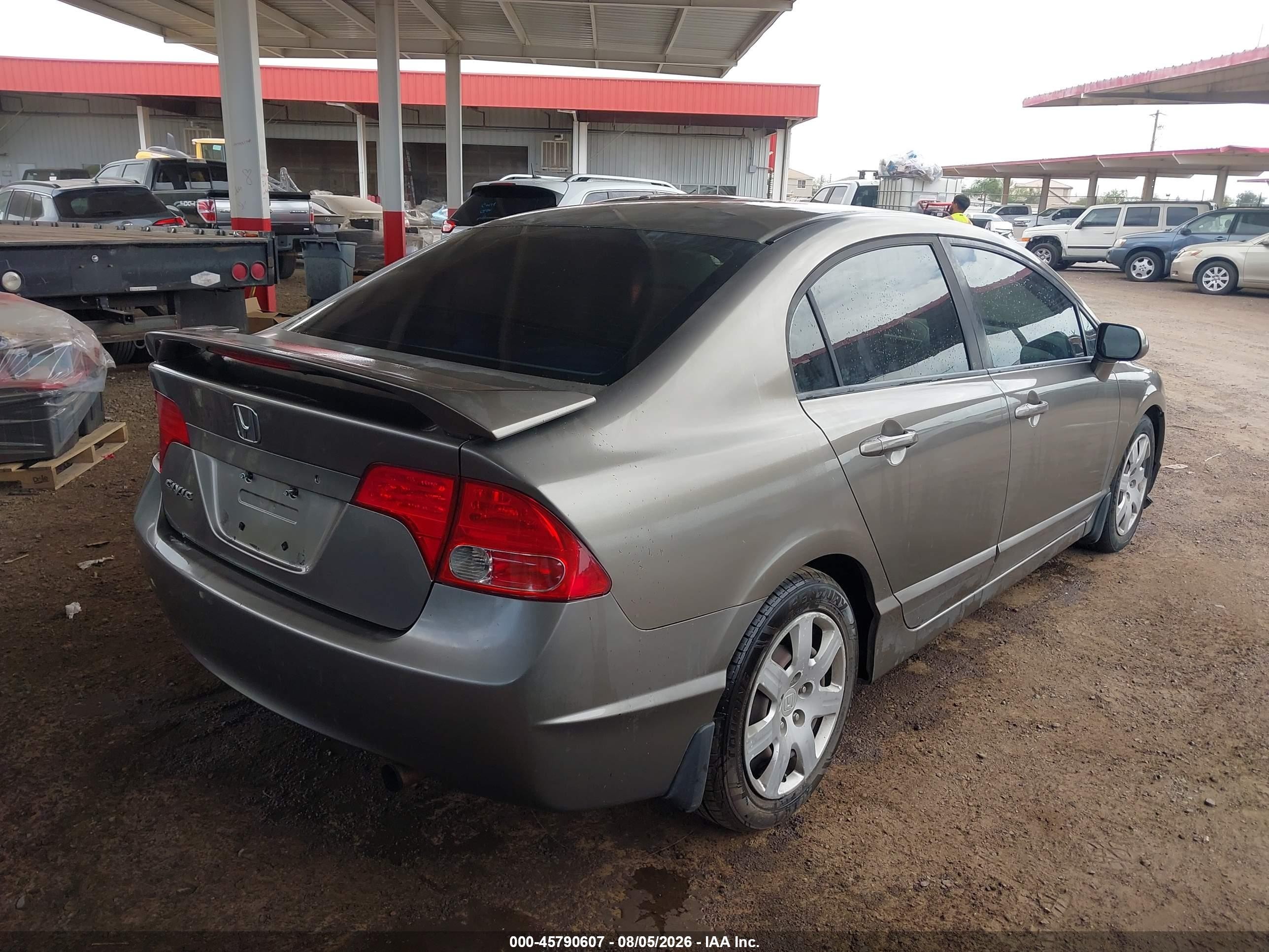 2008 Honda Civic Lx Brown vin: 2HGFA16568H310355