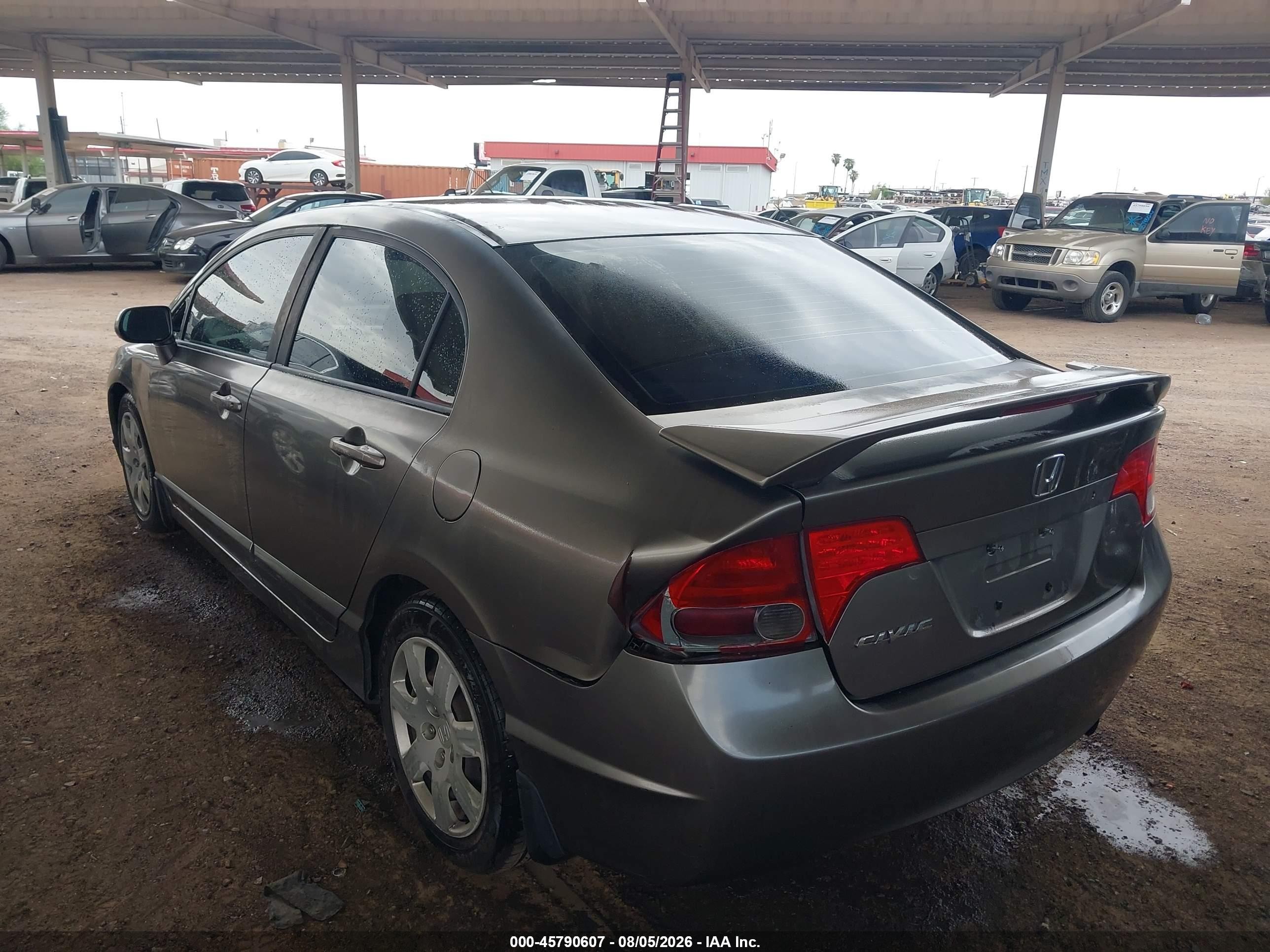 2008 Honda Civic Lx Brown vin: 2HGFA16568H310355