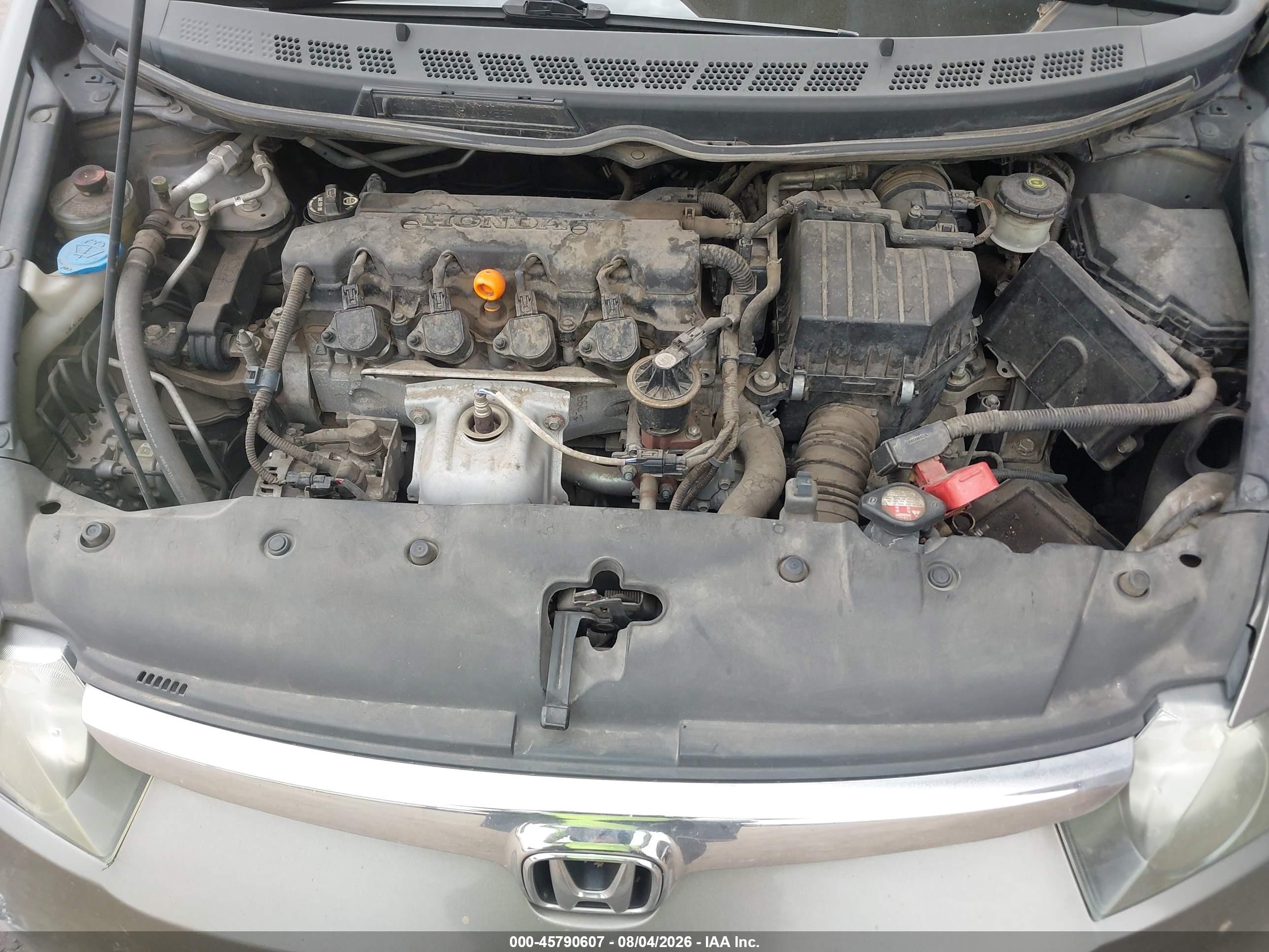 2008 Honda Civic Lx Brown vin: 2HGFA16568H310355